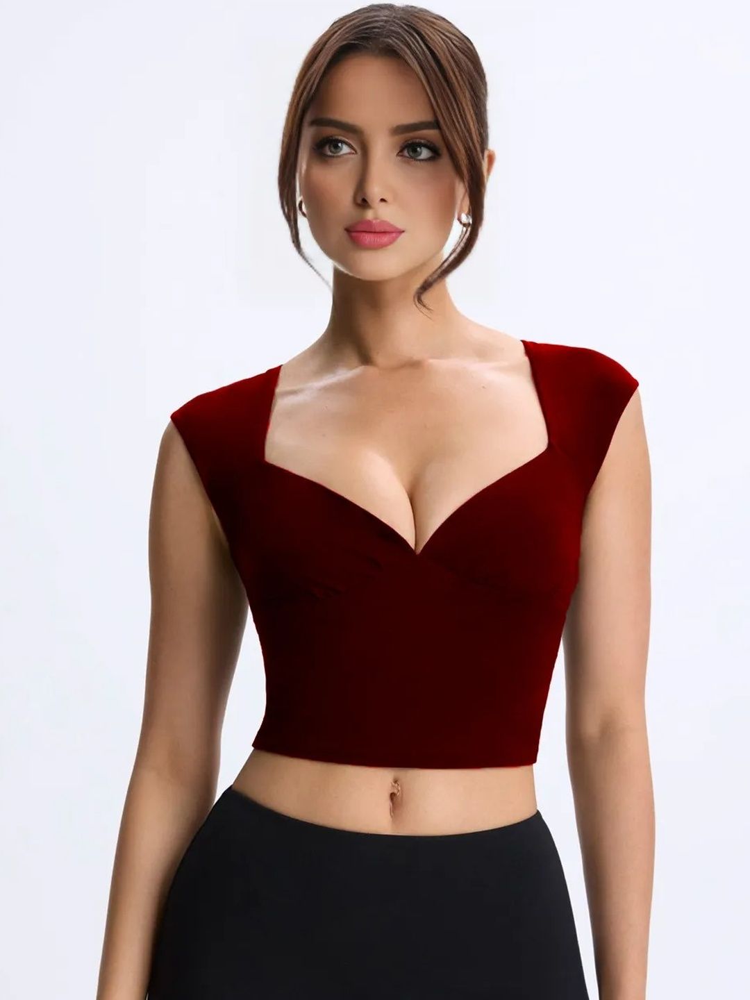 WANQUILA Sweetheart Neck Crop Top-picture-38