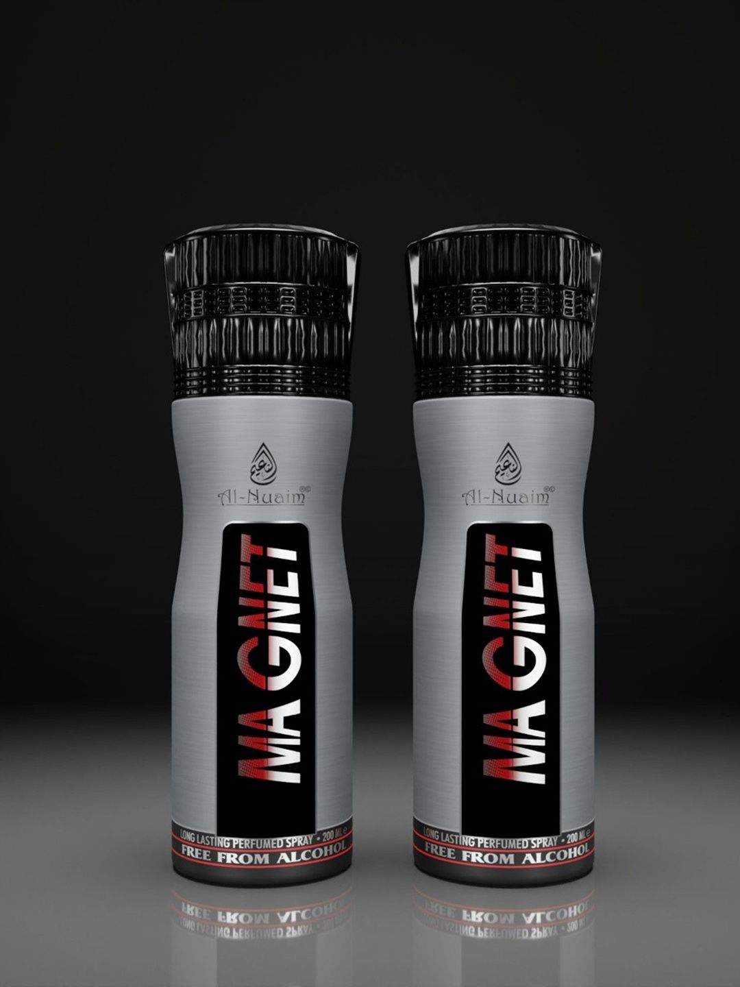 Al-Nuaim Men Set Of 2 Magnet Alcohol Free Perfumed Spray - 200 ml Each-picture-15