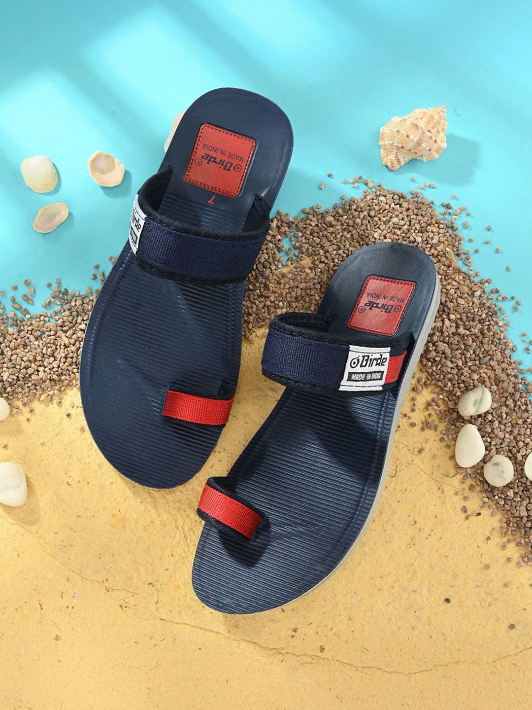 BIRDE Men Striped Comfort Sandals-picture-23