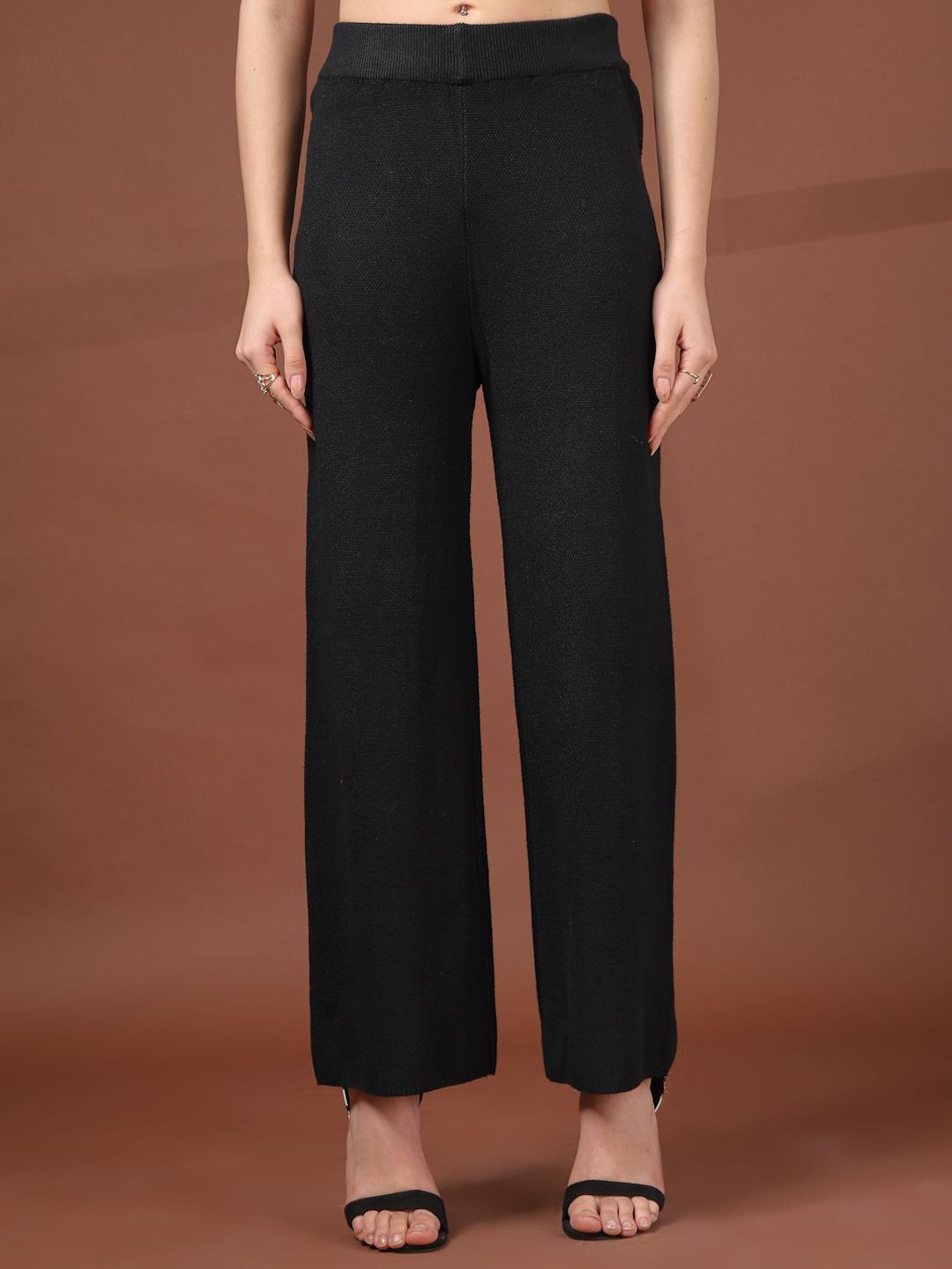 Mafadeny Women Relaxed Straight Leg Straight Fit Easy Wash Trousers-picture-53