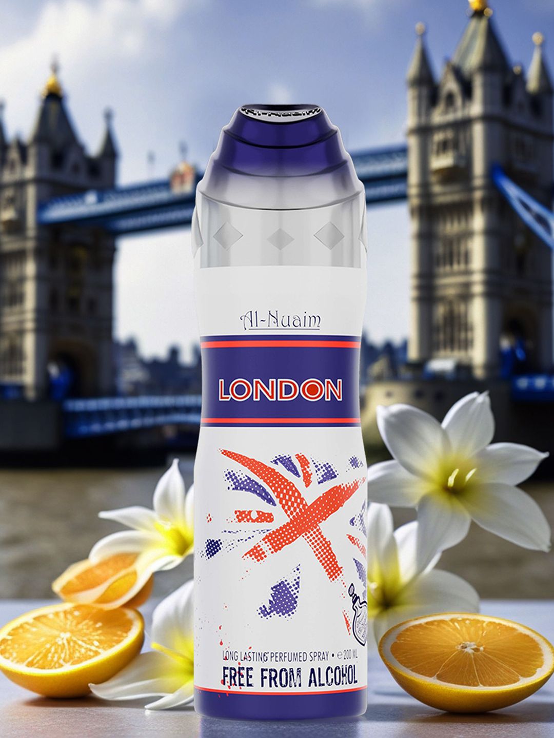 Al-Nuaim White London Alcohol Free Deodorant - 200 ml-picture-27