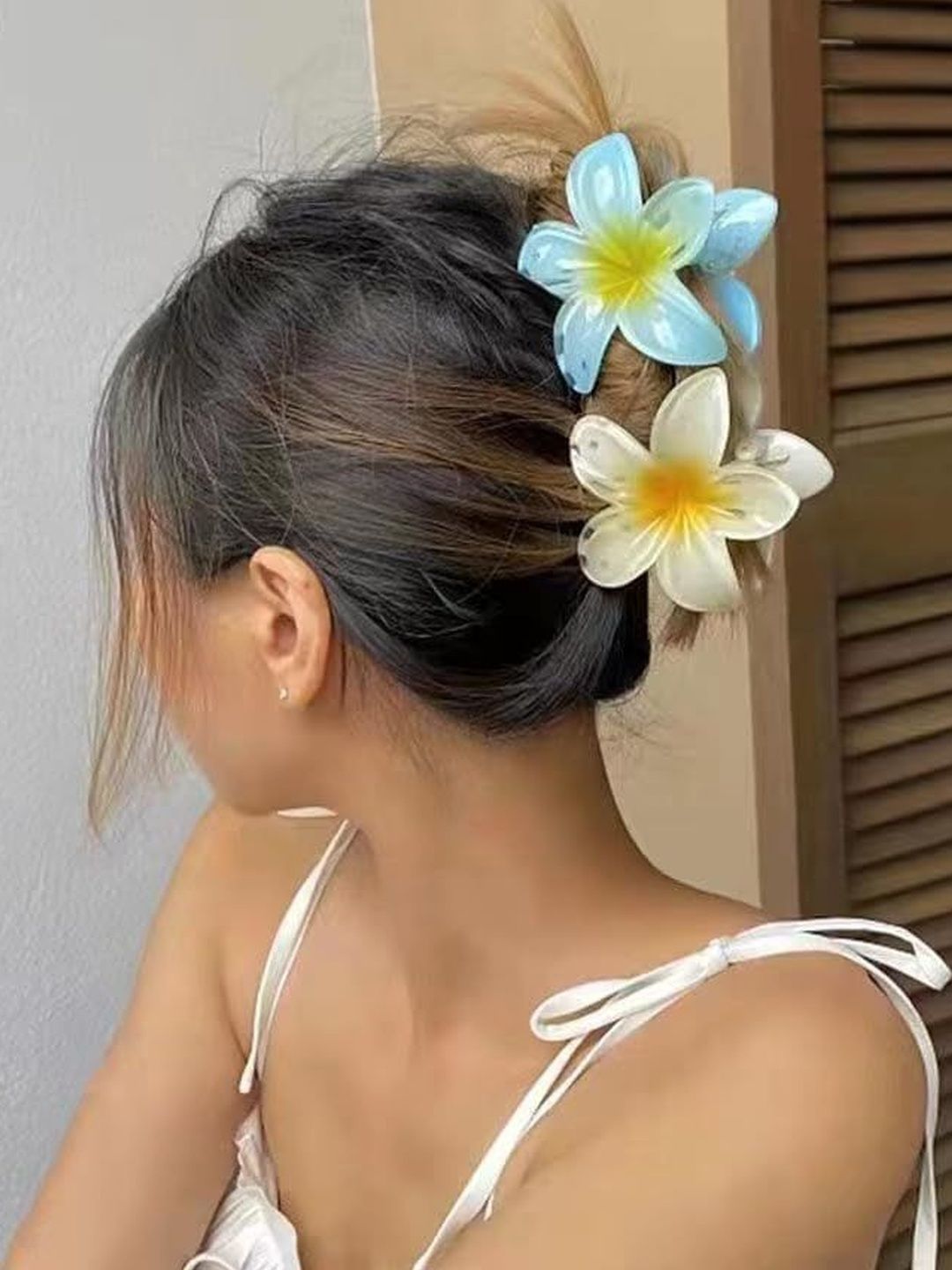 DIVASTRI Set of 2 Floral Claw Clip-picture-10