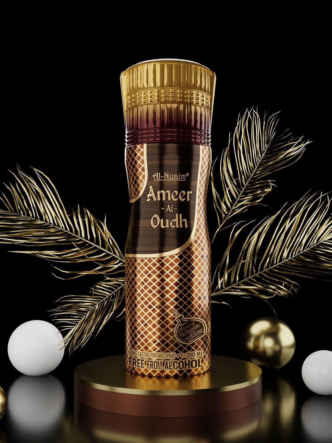 Al-Nuaim Ameer Al Oudh Long Lasting Alcohol Free Deodorant - 200 ml-picture-15