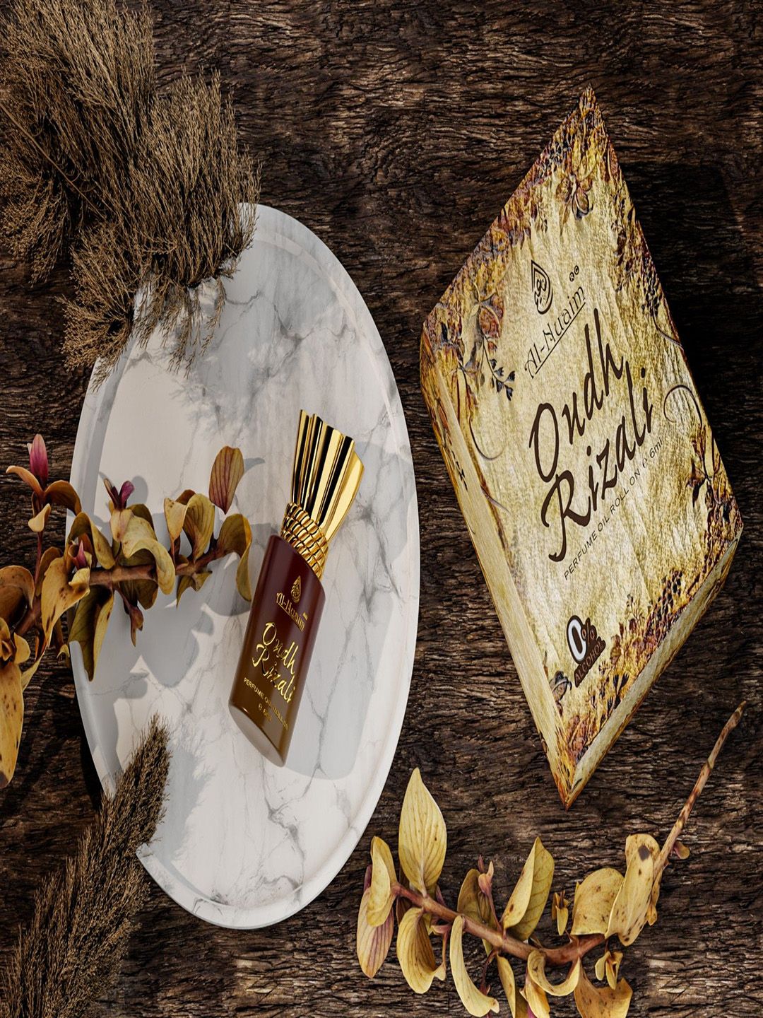 Al-Nuaim Set Of 2 Oudh Rizali Long Lasting Attar Roll On - 6ml Each-picture-9