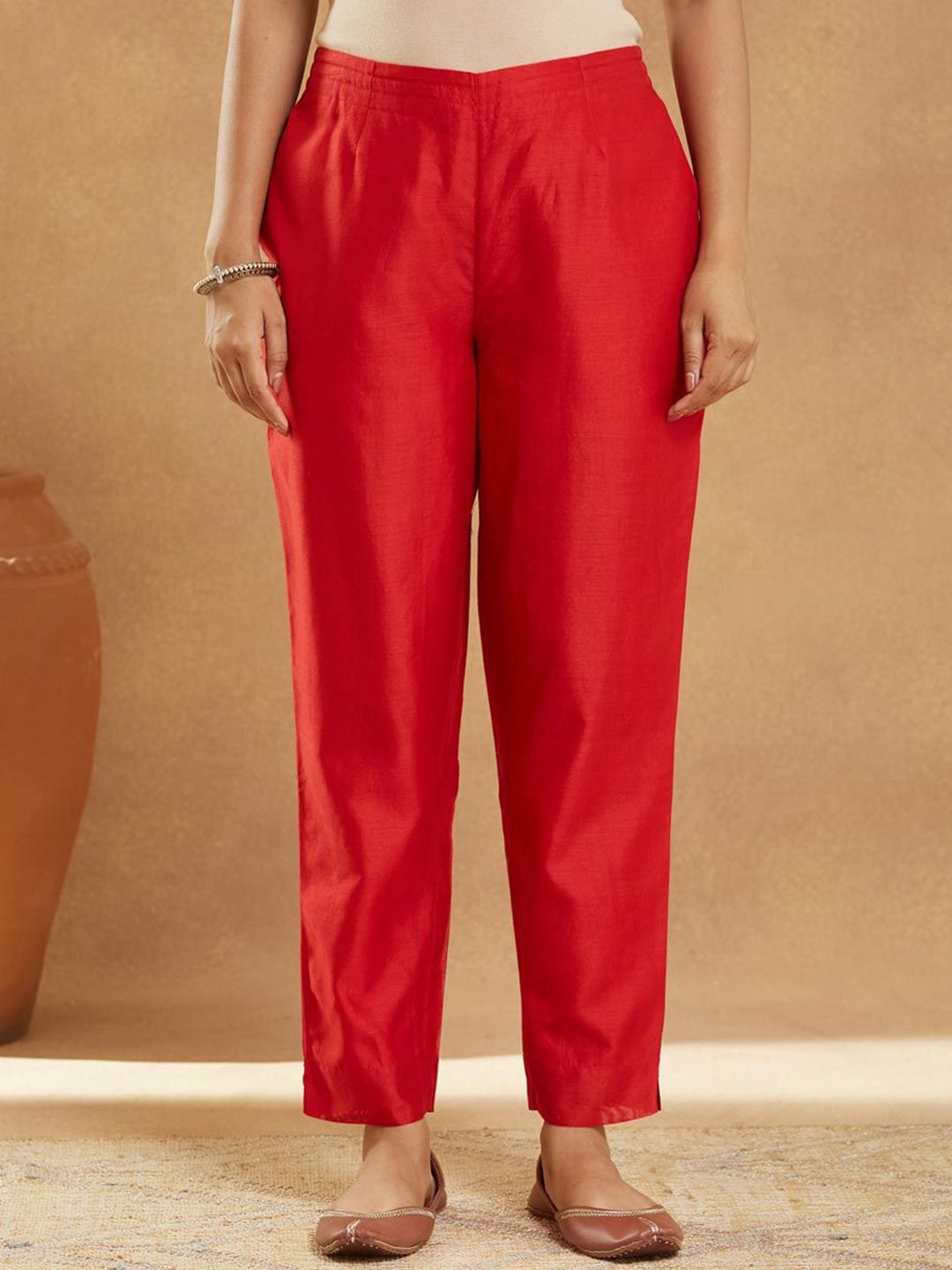 Fabindia Women Regular Fit Mid-Rise Trouser-picture-33