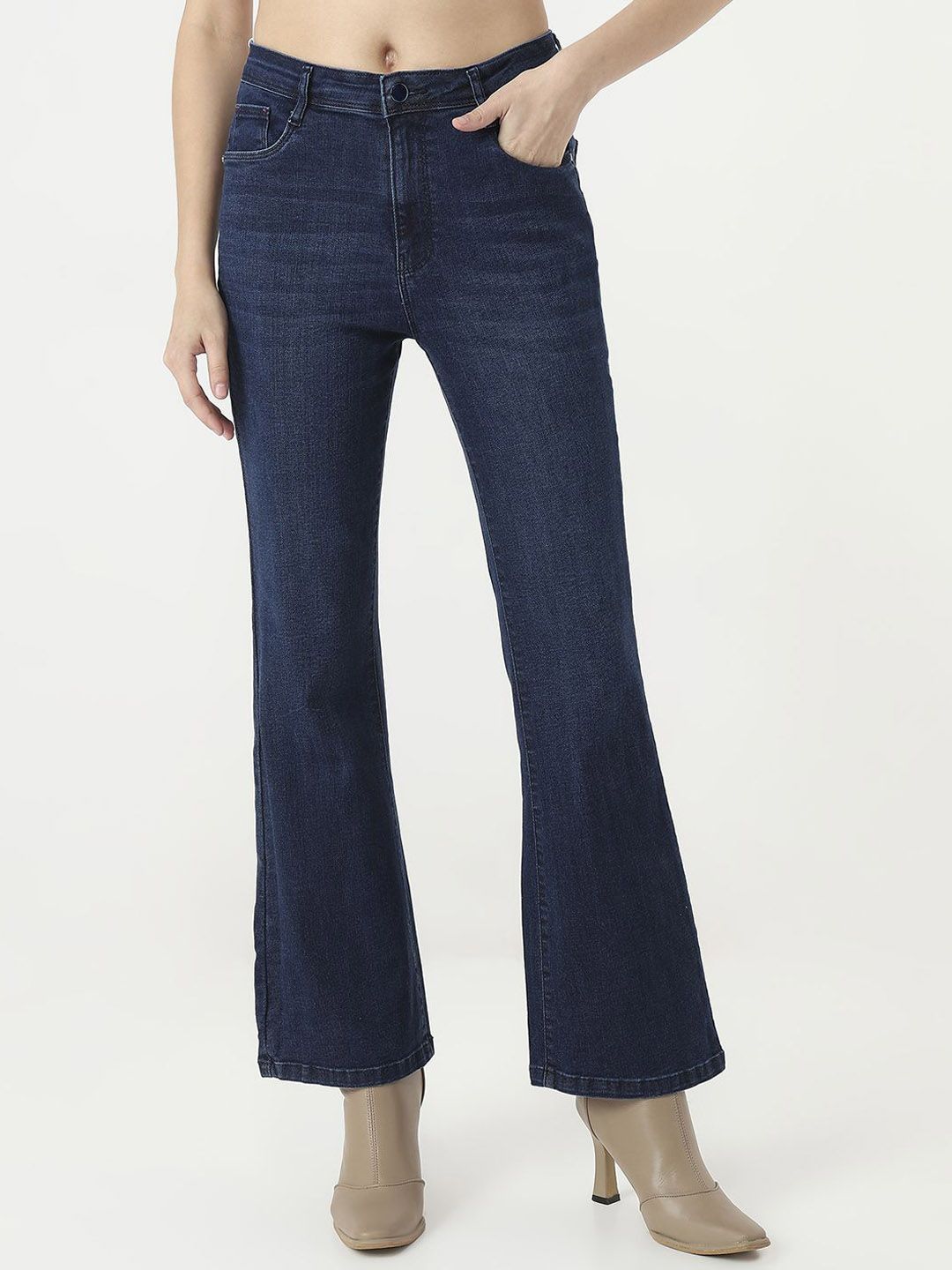 Kraus Jeans Women Flared High-Rise Jeans-picture-19