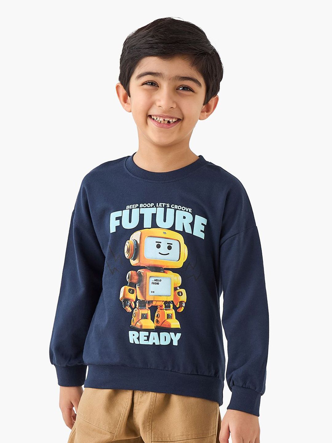 Juniors by Babyshop Boys Graphic Printed Sweatshirt-picture-31