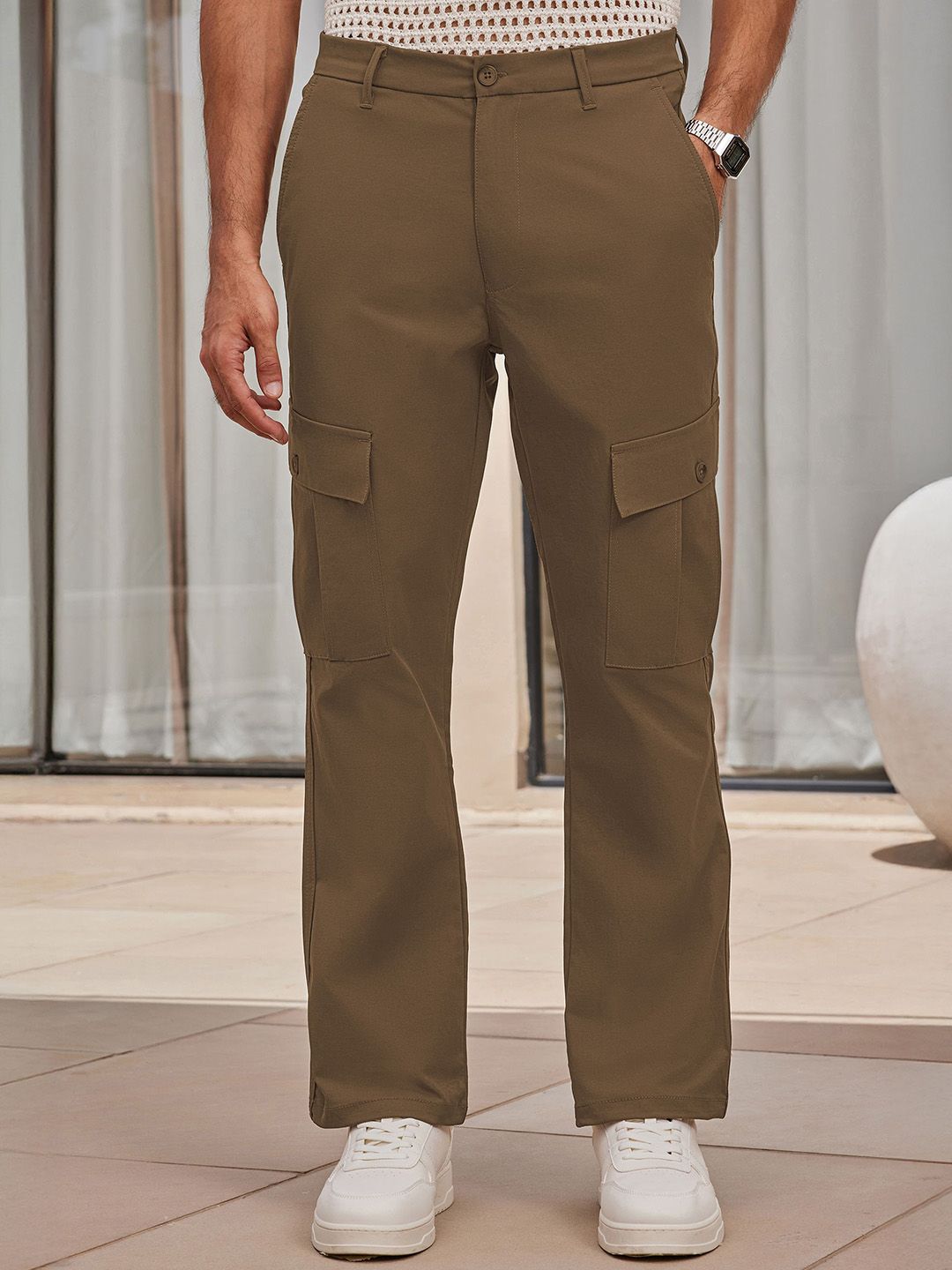 Zeyo Men Men Comfort Cargos Trousers-picture-54