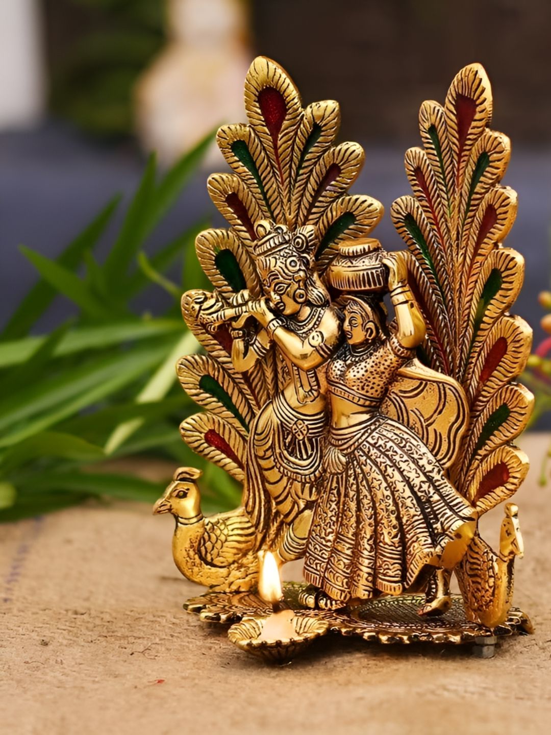 ELEVATE INDIA Gold-Toned Religious Idol Showpiece-picture-13