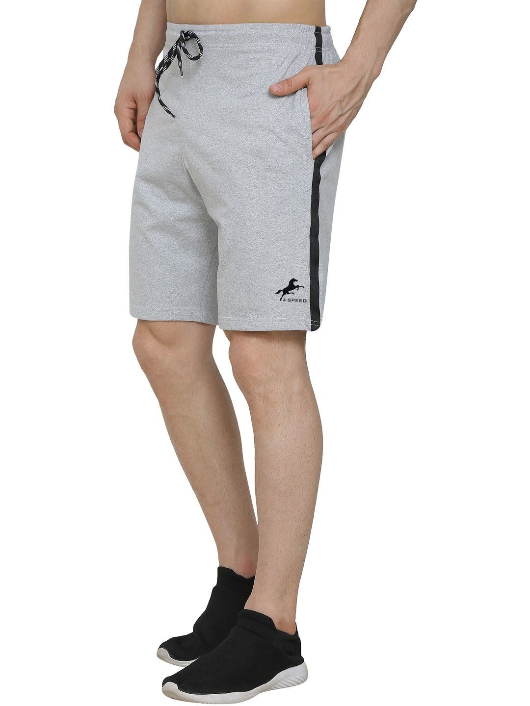 Moda Rapido Men Grey Training Gym Shorts-picture-40