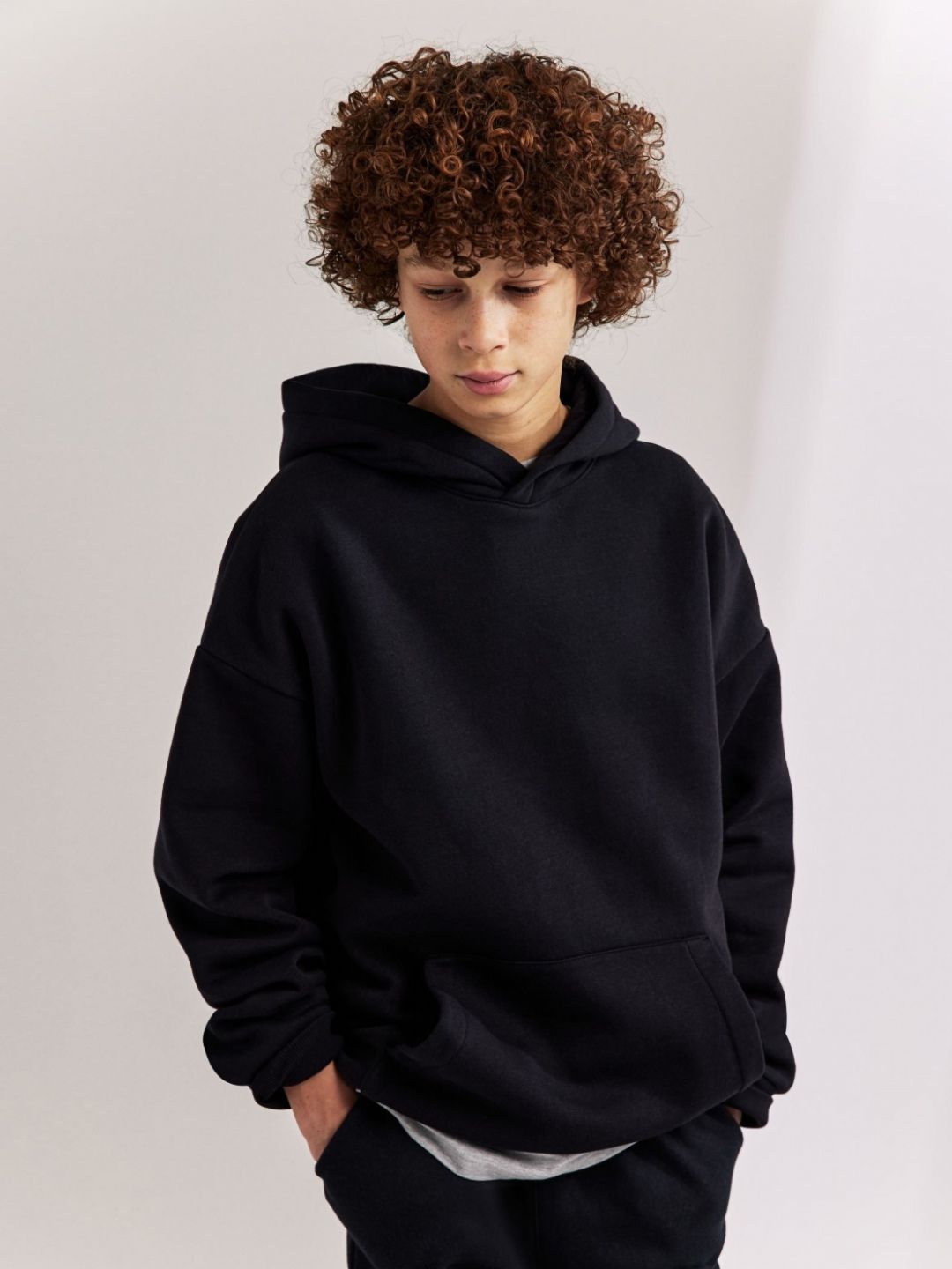 Farbot Kids Hooded Woollen Pockets T-shirt-picture-53