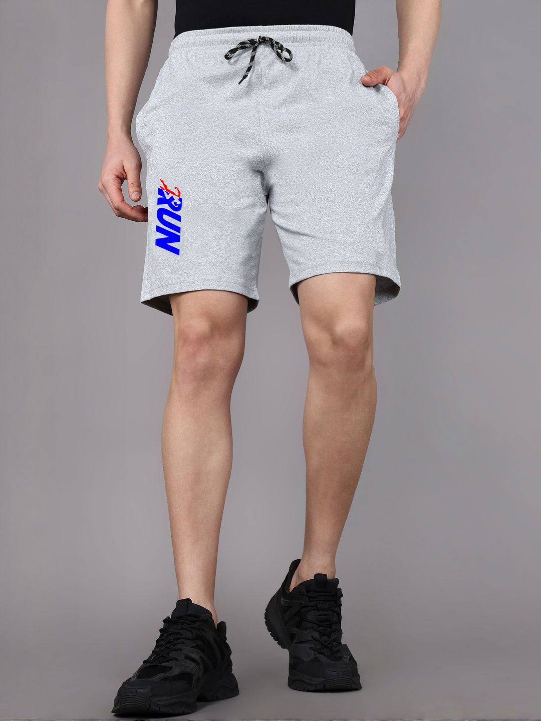 Moda Rapido Men Grey Training Shorts-picture-13