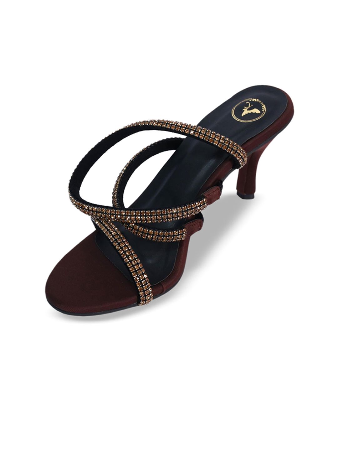 Sana K Luxurious Footwear Women Embellished Stiletto Sandals-picture-19