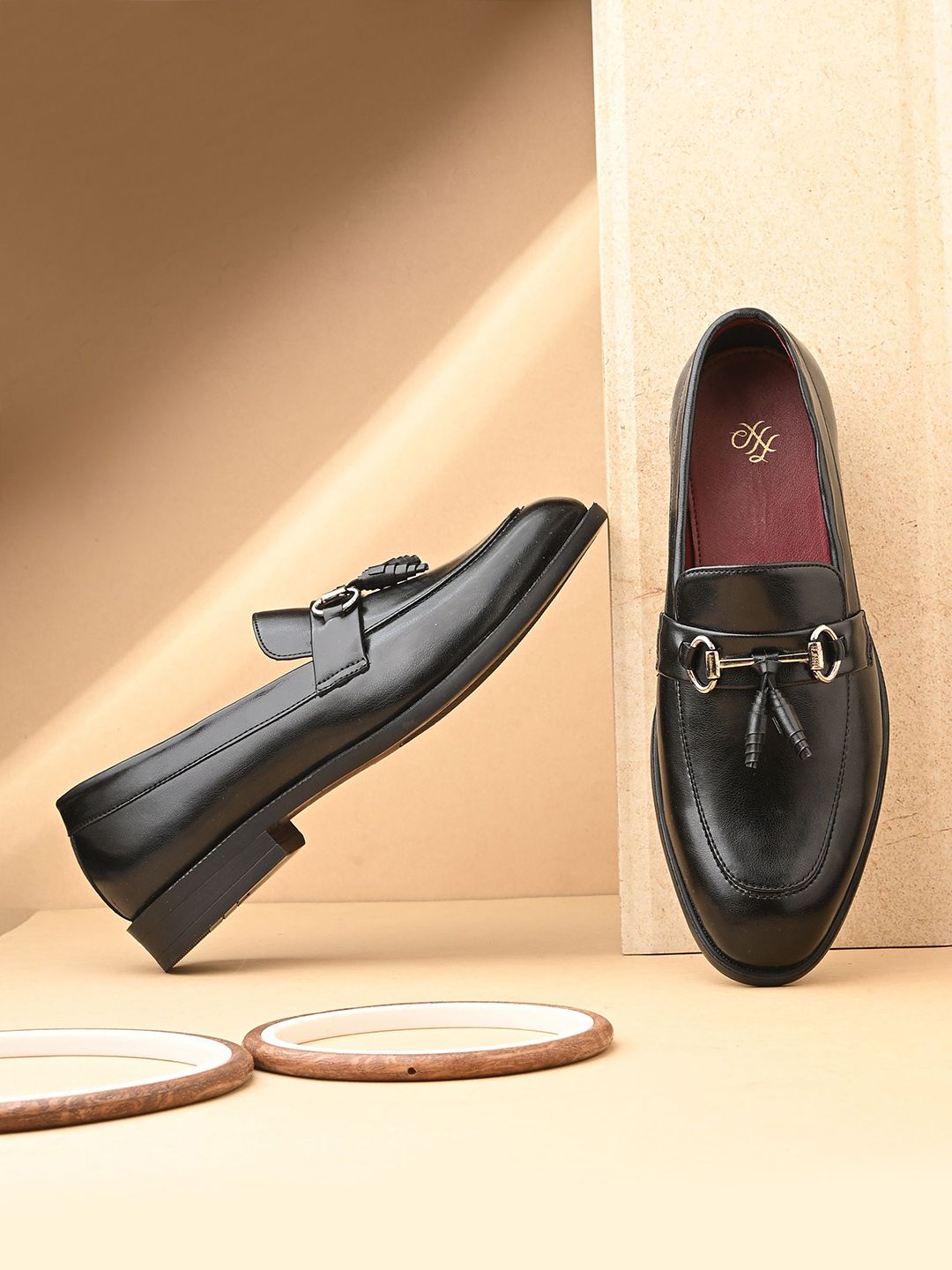 House of Pataudi Men Formal Slip-On Loafers-picture-13