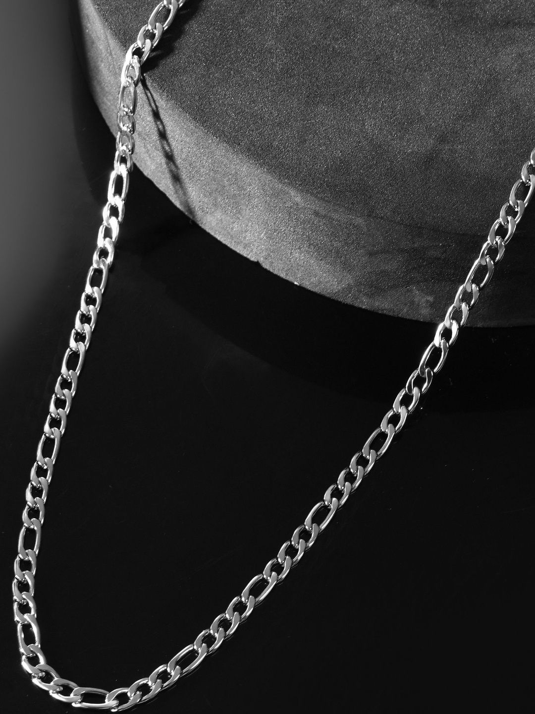 Roadster The Lifestyle Co. Men Brass Silver Plated Chain-picture-12