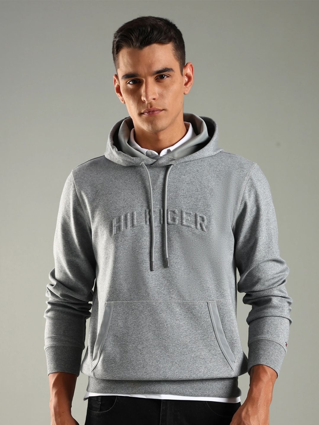 Tommy Hilfiger Men Printed Regular Fit Cotton Hooded Sweatshirt-picture-39