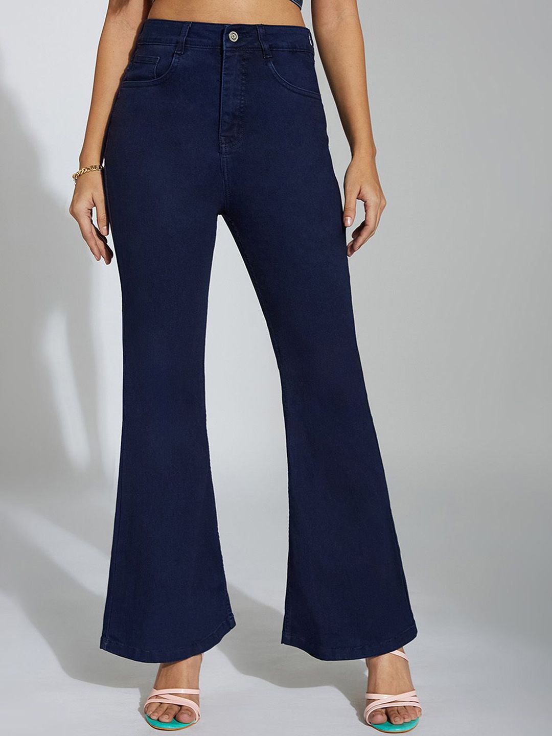 Miss Chase Women Bootcut High-Rise Stretchable Jeans-picture-55