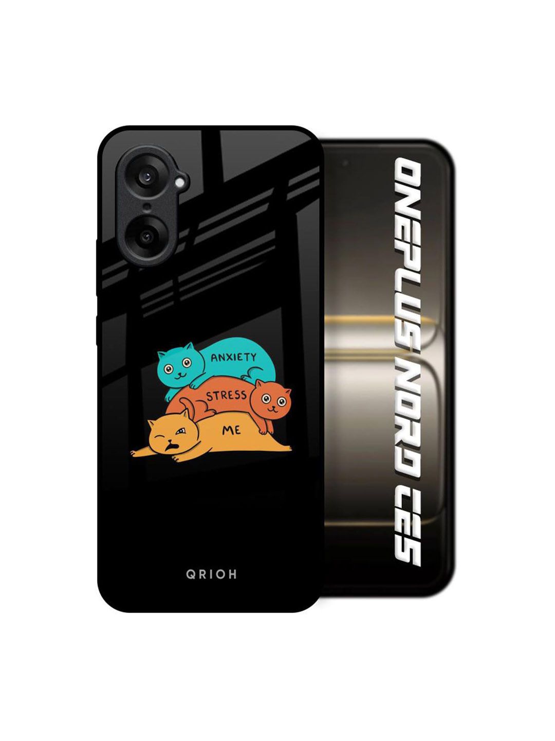 QRIOH Quirky Printed OnePlus Nord CE5 5G Back Case-picture-19