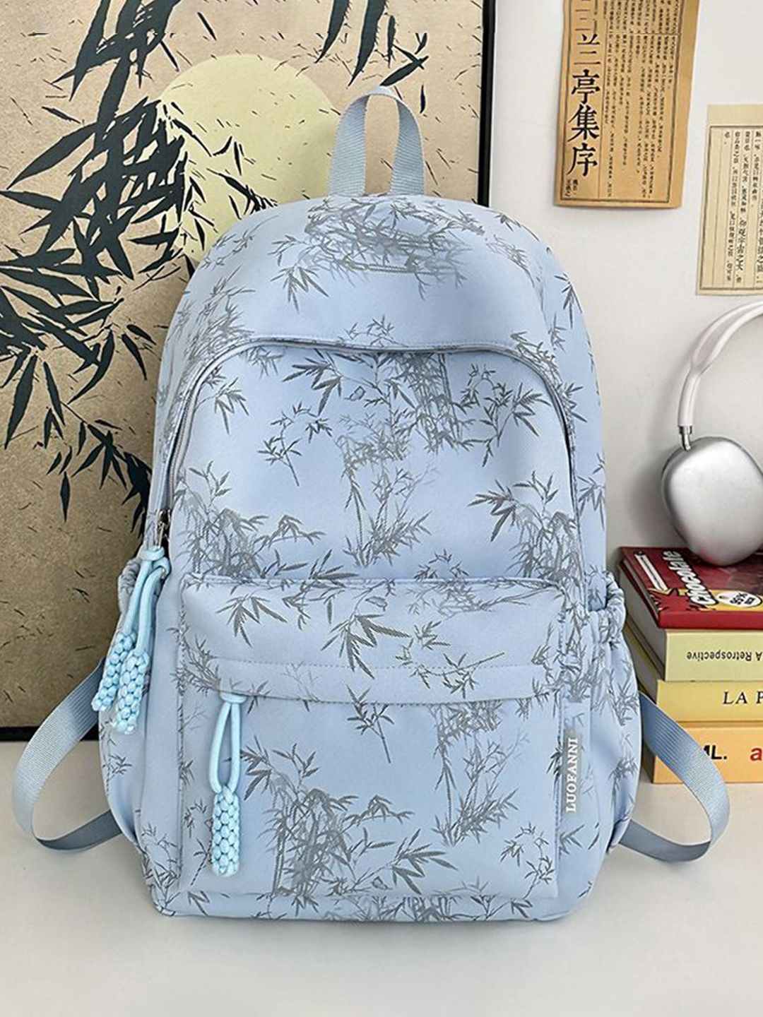 StyleCast x Revolte Unisex Printed Backpack-image-34
