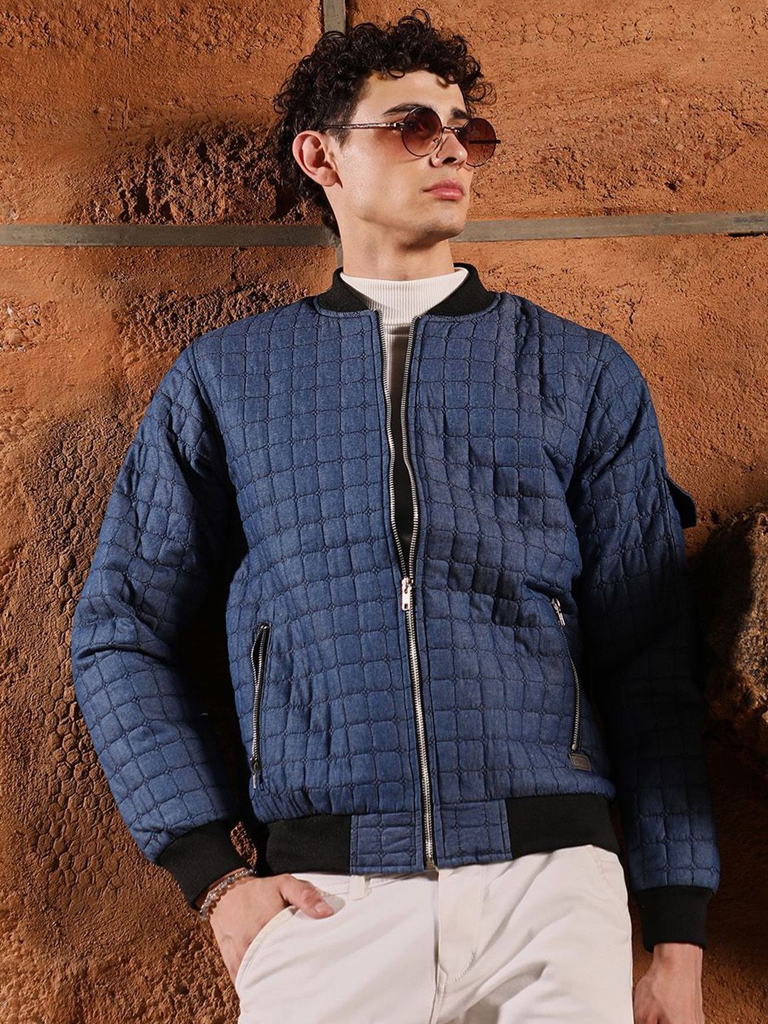 Campus Sutra Men Lightweight Bomber Jacket-image-42