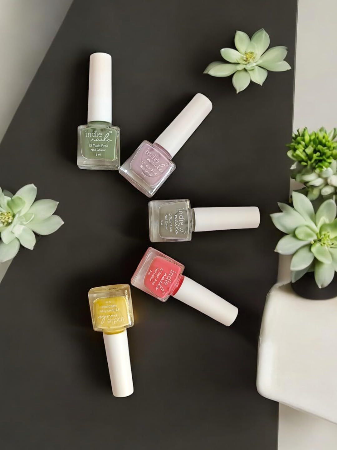 Indie Nails Women Pack Of 5 Nail Polish-image-30