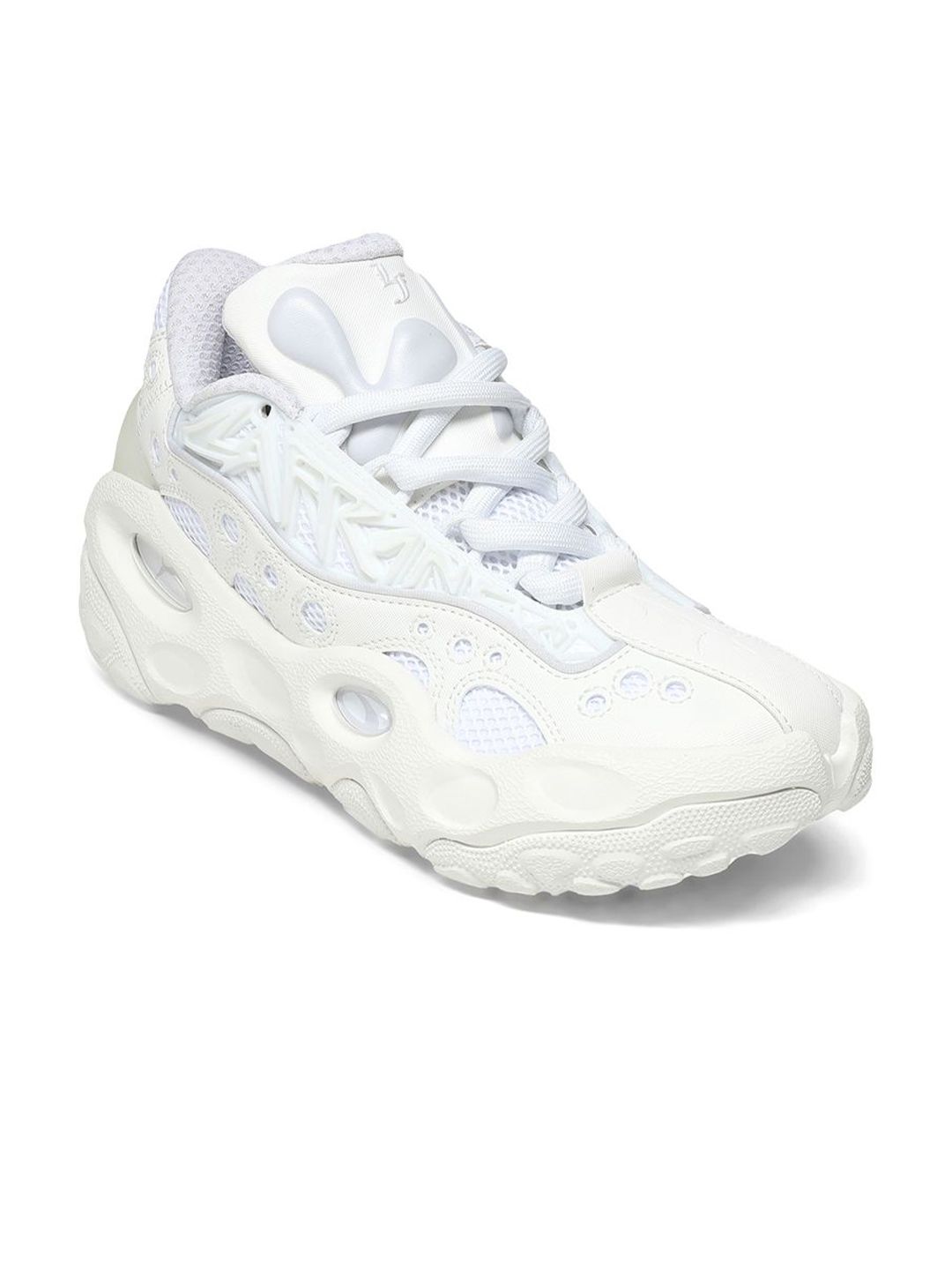 Puma HOOPS x LAFRANC RNR White Lace Up Basketball Shoes-picture-23