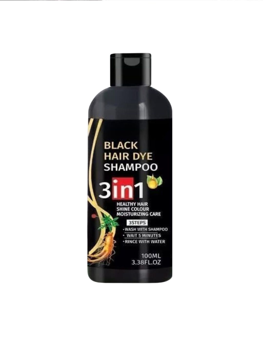 CHIWA 3 In 1 Hair Dye Shampoo - 100 ml - Black-picture-16