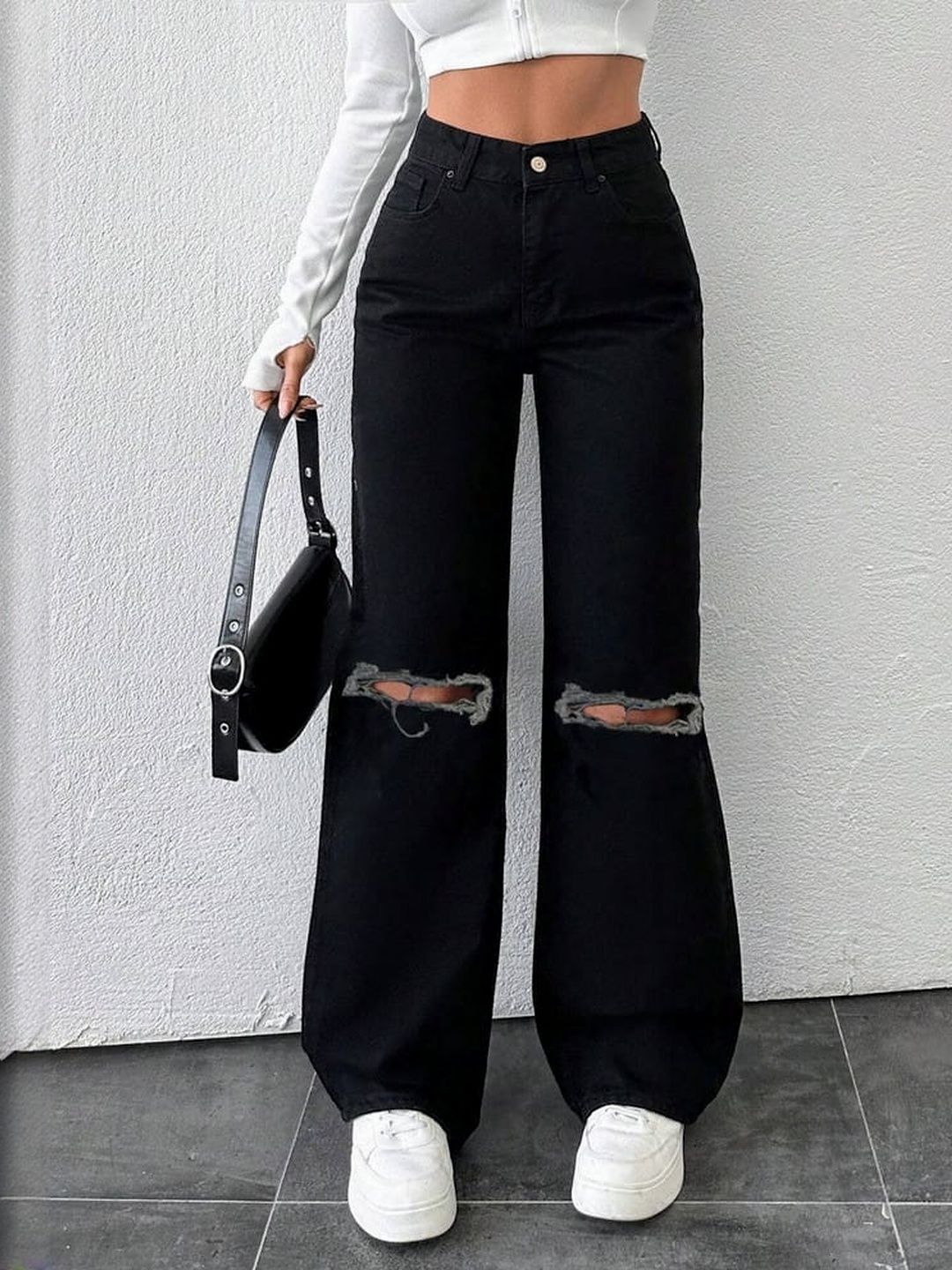 DressBerry Women Comfort Regular Fit Mid-Rise Stretchable Jeans-picture-24