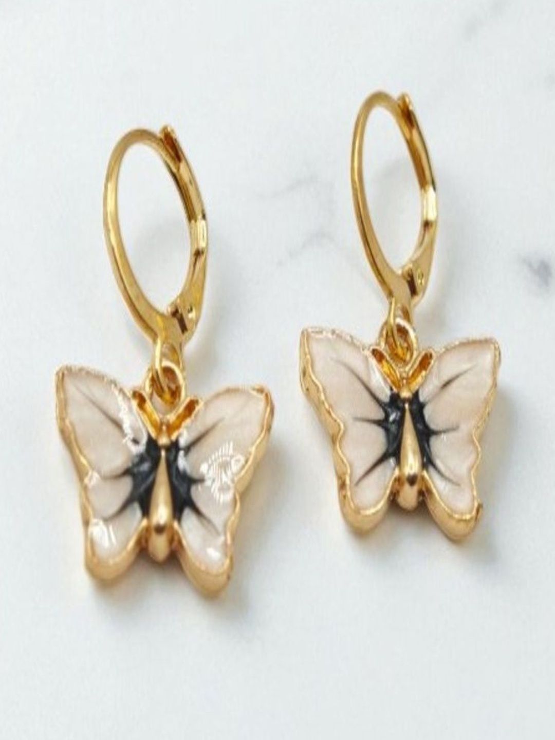 SAPRAA TRENDS Gold-Plated Copper Hoop Earrings-picture-29