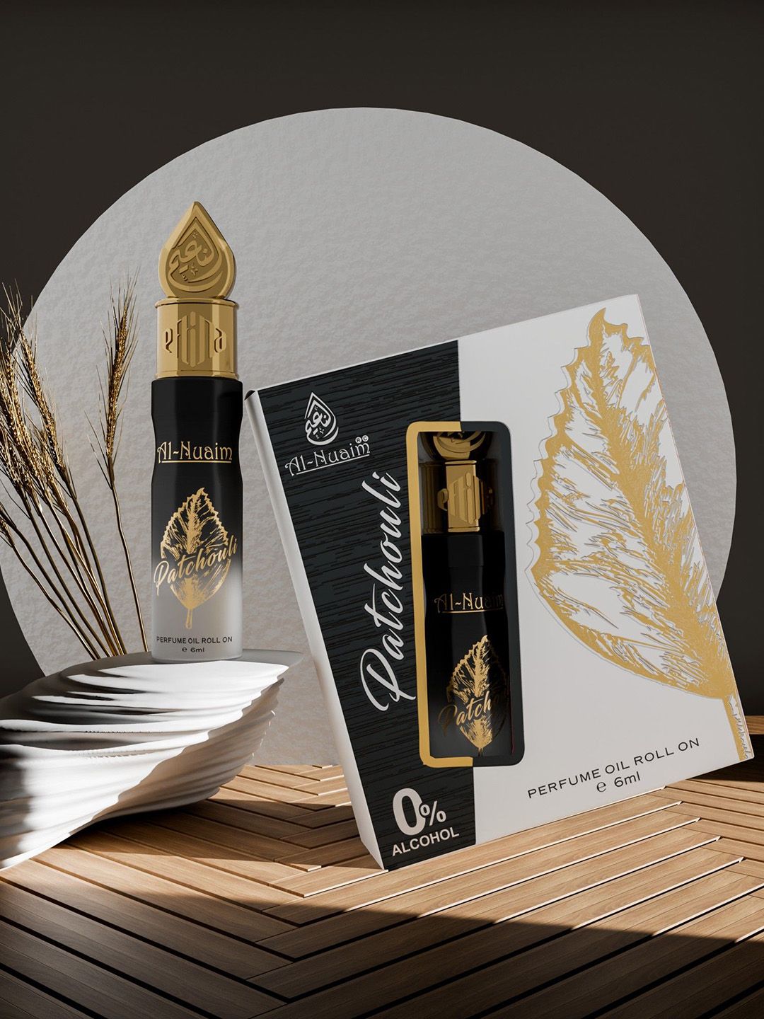 Al-Nuaim Patchouli Long Lasting Attar Roll On - 6 ml-picture-24