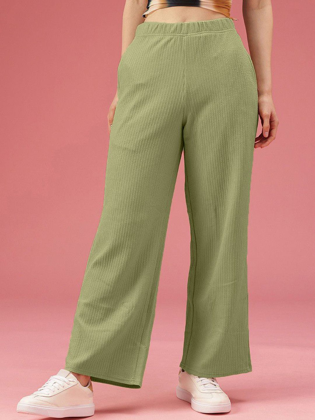 RAHI TRENDZ Women Relaxed High-Rise Trousers-picture-33