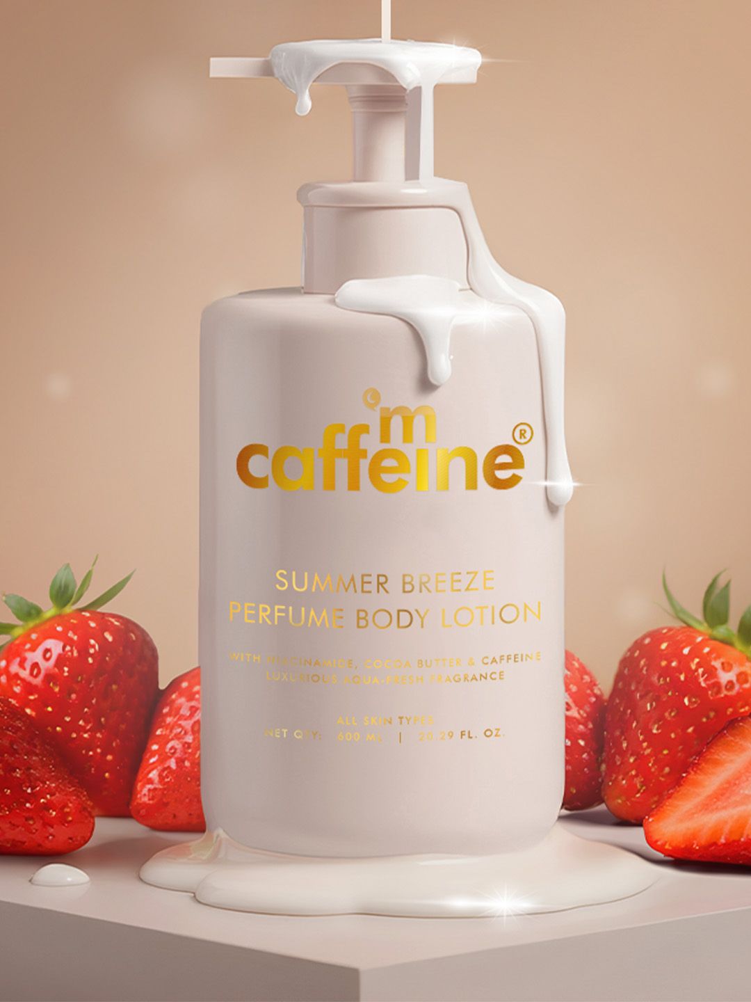 MCaffeine Summer Breeze Perfume Body Lotion With Niacinamide - 600 ml-image-16