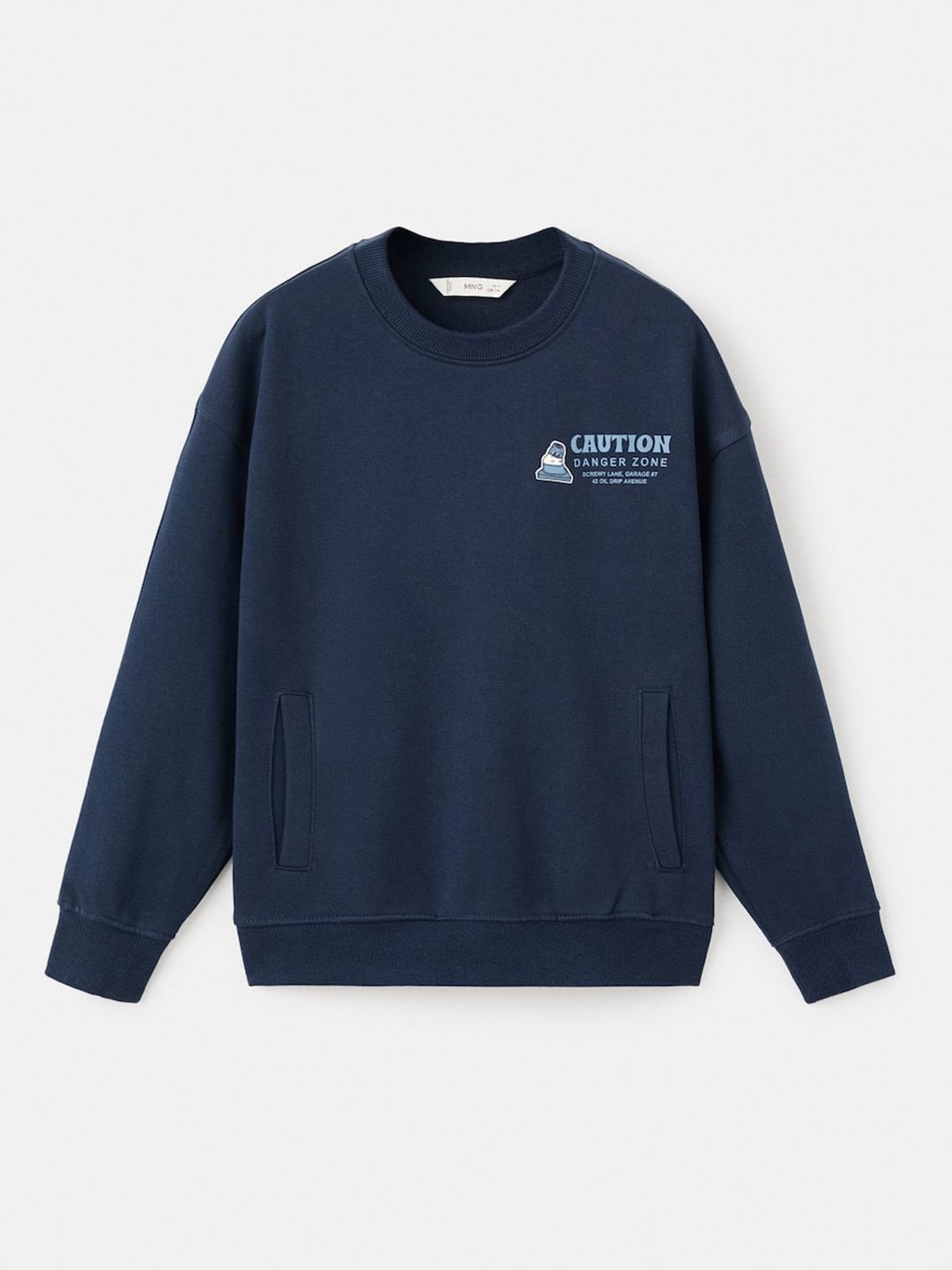 Mango Kids Boys Printed Pure Cotton Sweatshirt-picture-39