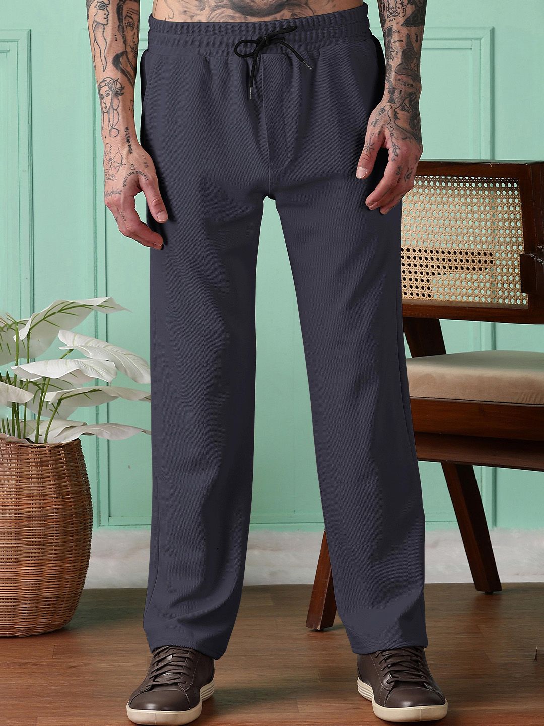 SWADESI STUFF Men Cotton Straight-Fit Track Pants-picture-28