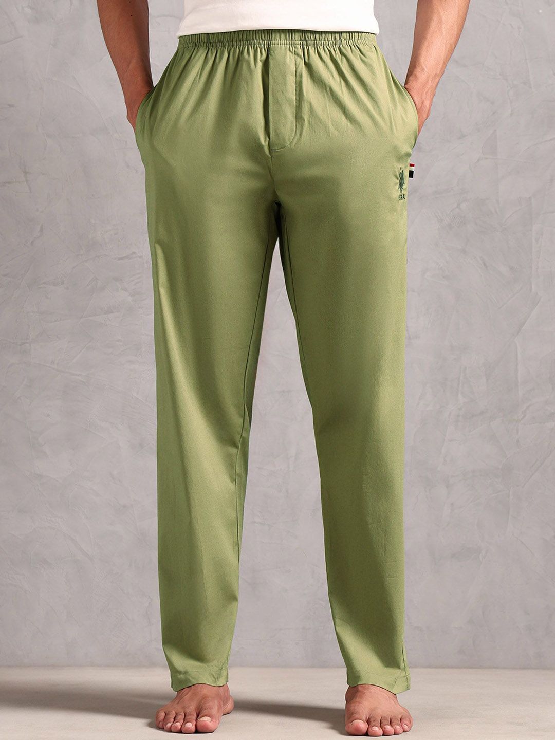 U.S. Polo Assn. Men Straight Mid-Rise Lounge Pants-picture-31