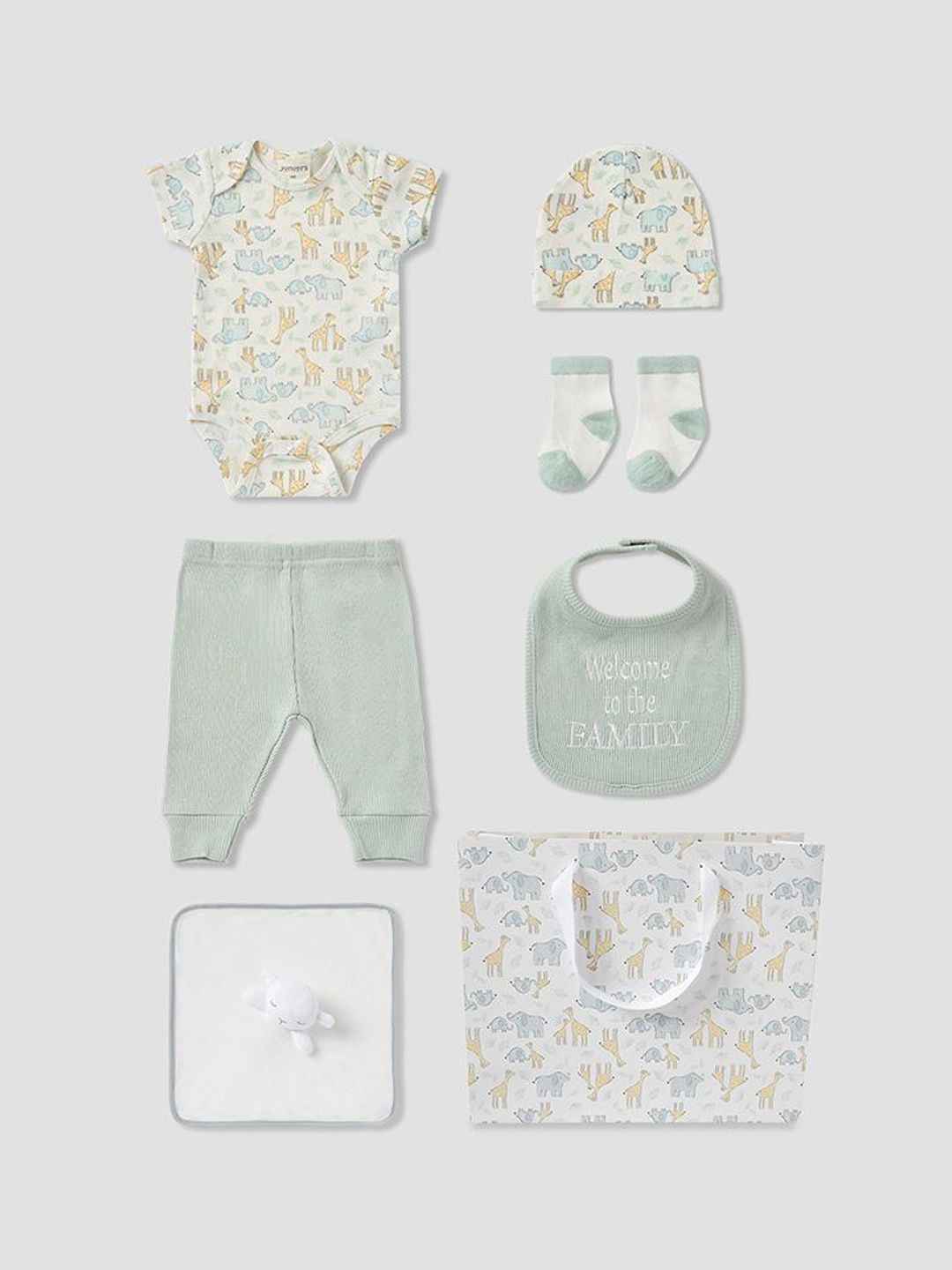 Juniors by Babyshop Set Of 8 Boys Printed Pure Cotton Clothing Gift Set-picture-13