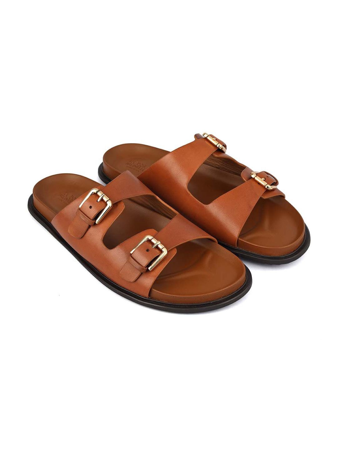 ROSSO BRUNELLO Men Open Toe Flats with Buckles-image-49