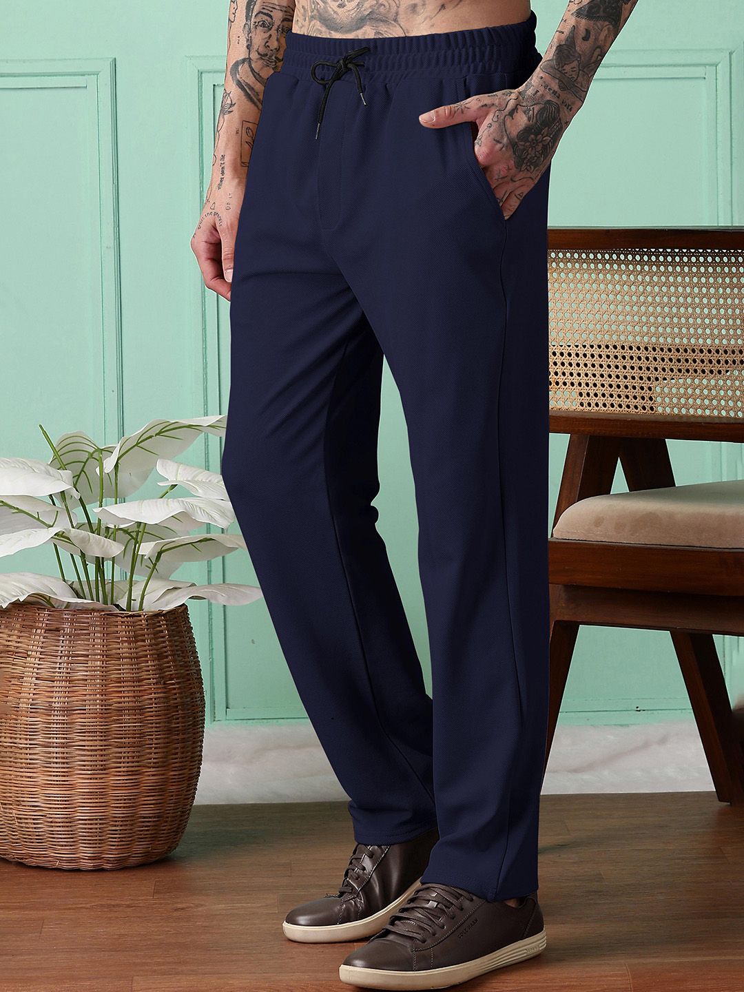 SWADESI STUFF Men Regular Fit Cotton Track Pants-picture-47