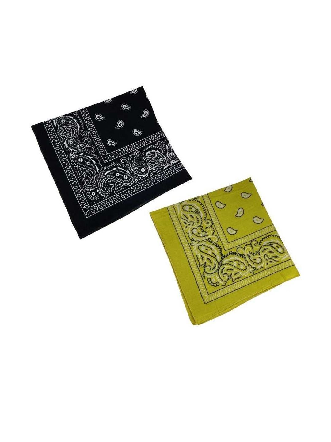Navkar Crafts Unisex Set Of 2 Paisley Cotton Bandanas-picture-47
