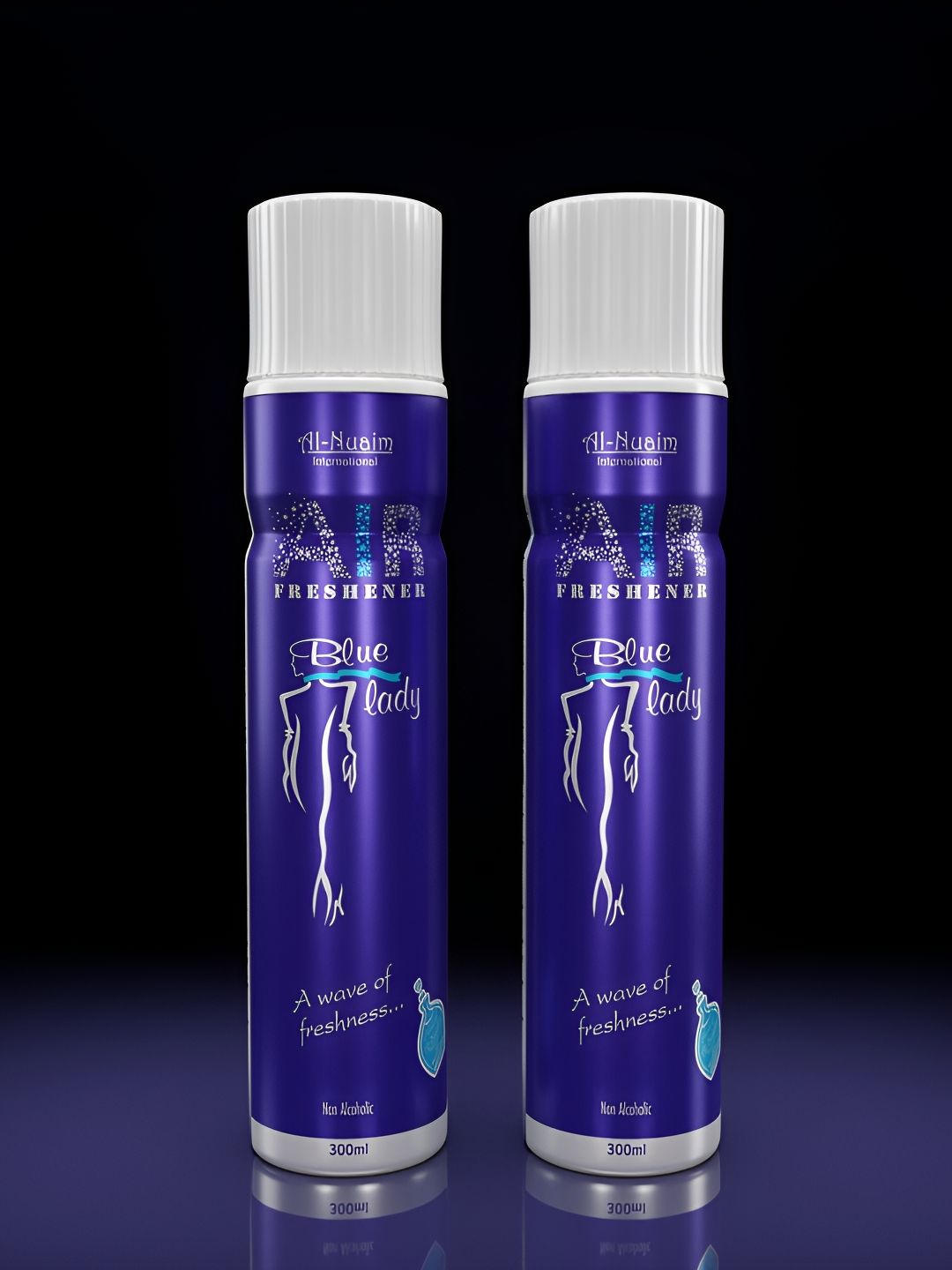 Al-Nuaim Pack Of 2 Blue Lady Air Freshener - 300ml Each-picture-24