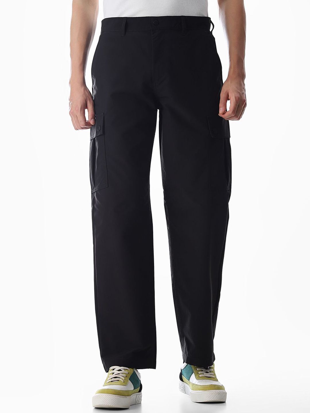 Jack & Jones Men Mid-Rise Cargos Trousers-picture-11