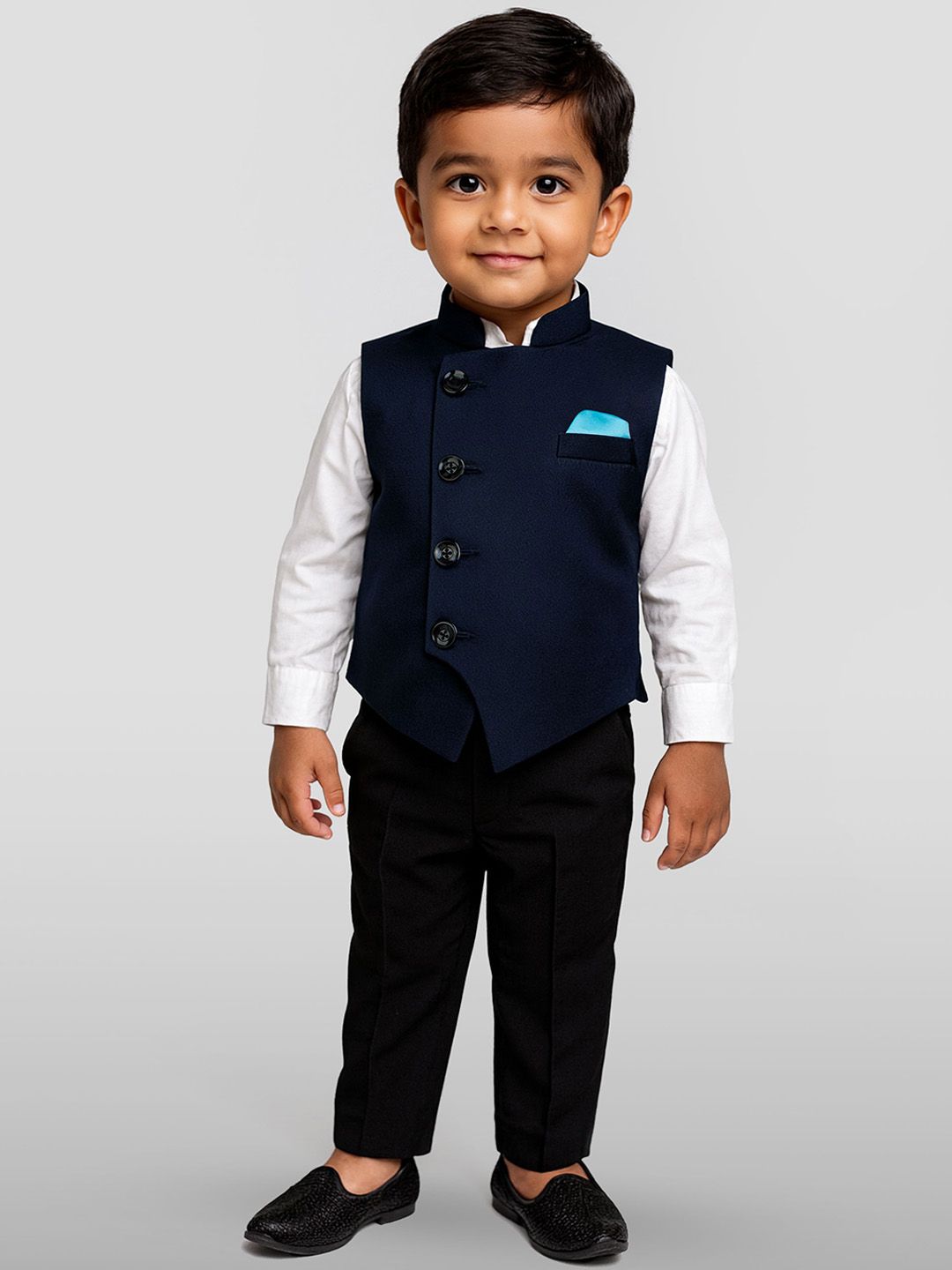 JBN Creation Boys Slim-Fit Nehru Jackets-picture-16