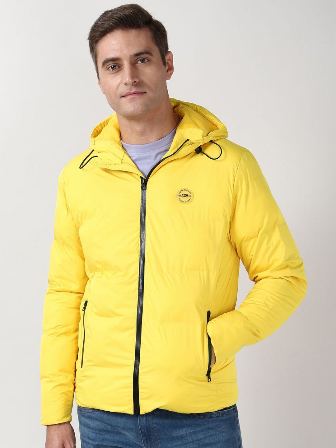 Peter England Casuals Hooded Padded Jacket-picture-19