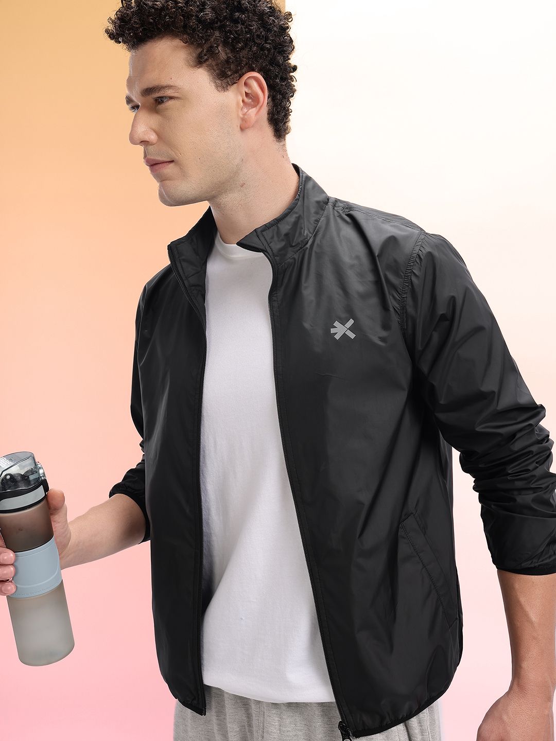 HRX by Hrithik Roshan Mock Collar Running Sporty Jacket-picture-19
