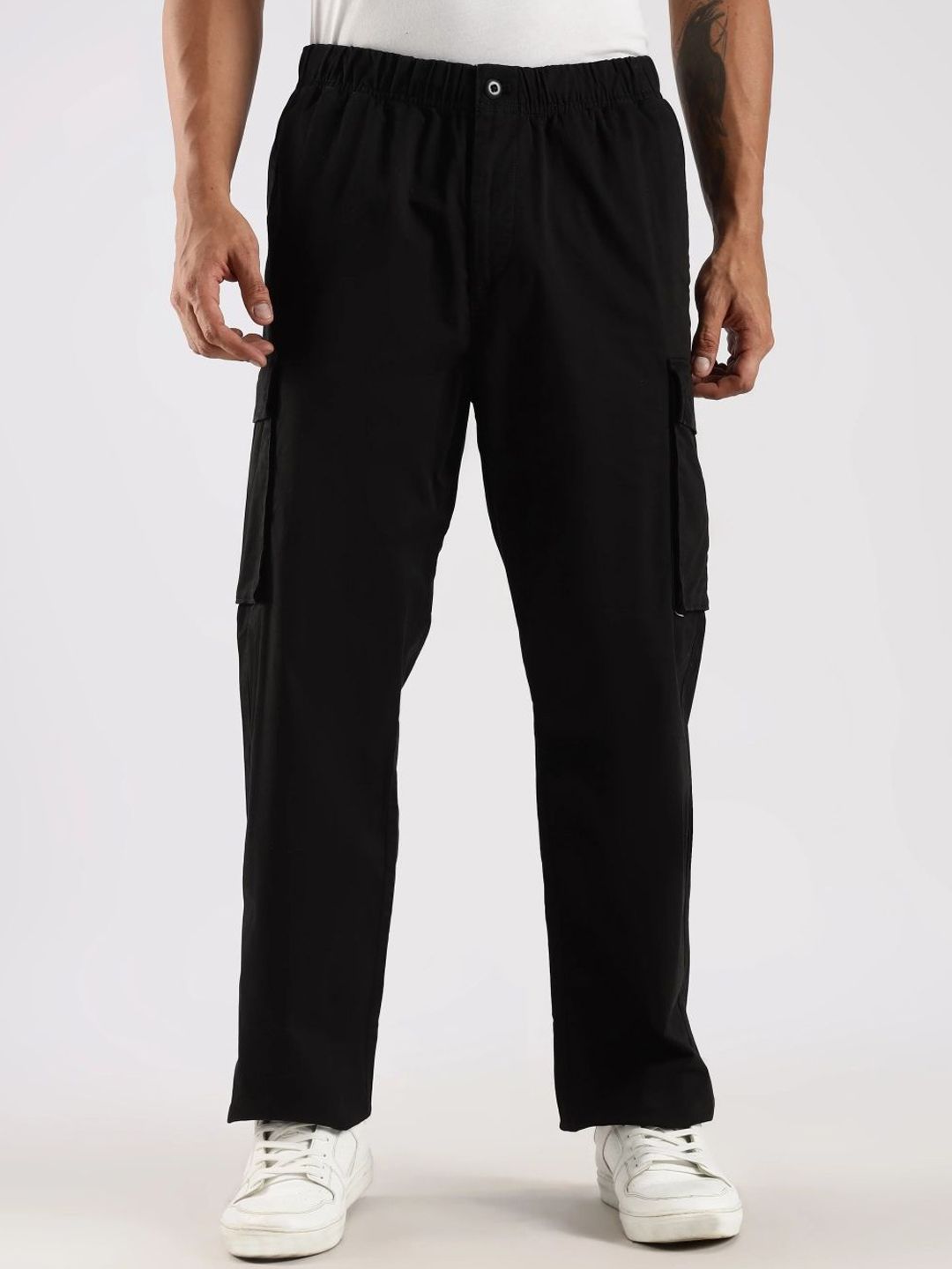 Calvin Klein Jeans Men Straight Fit Cargos Trousers-picture-21