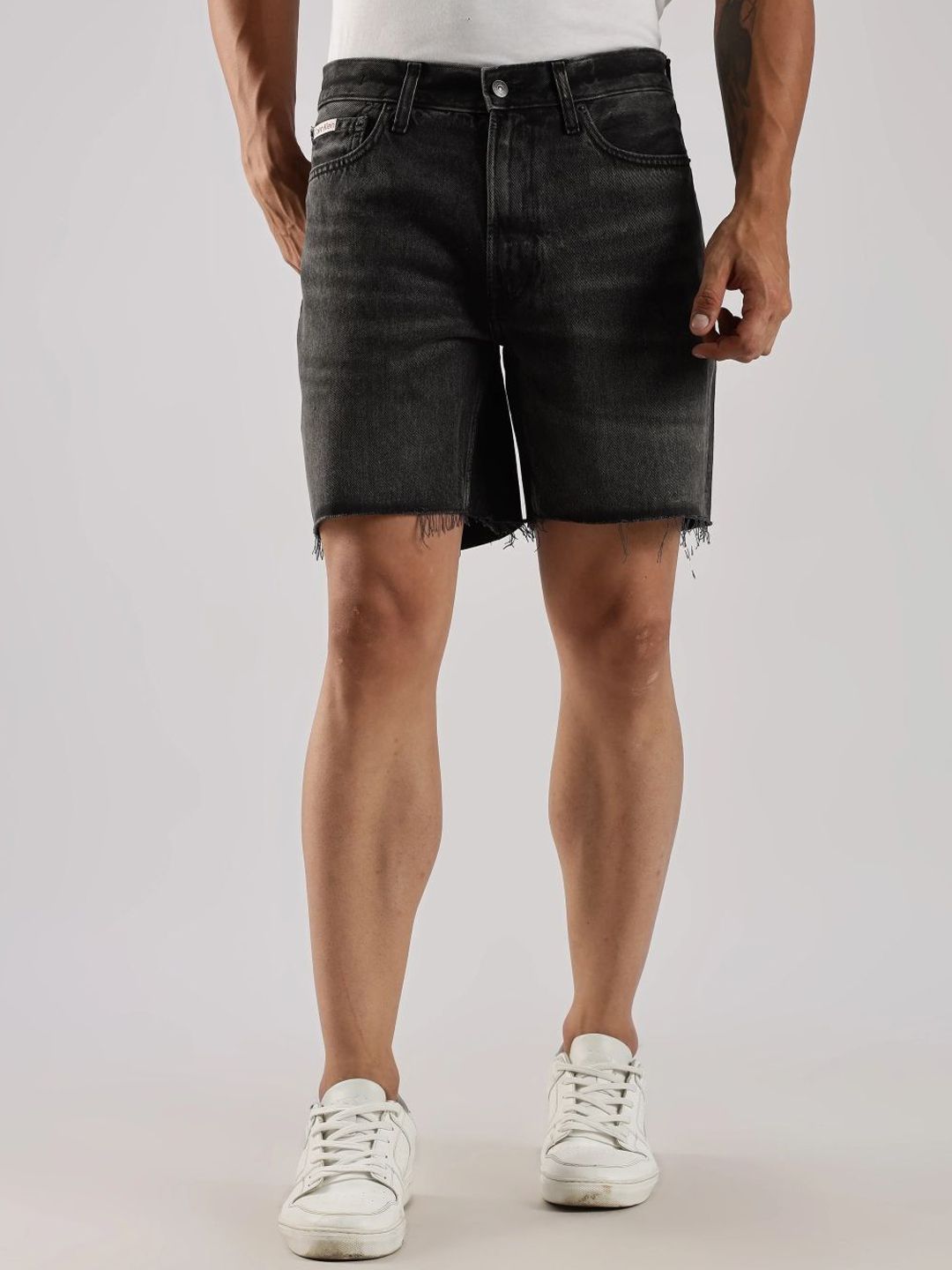 Calvin Klein Jeans Men Mid Rise Regular Fit Cotton Denim Shorts-picture-23