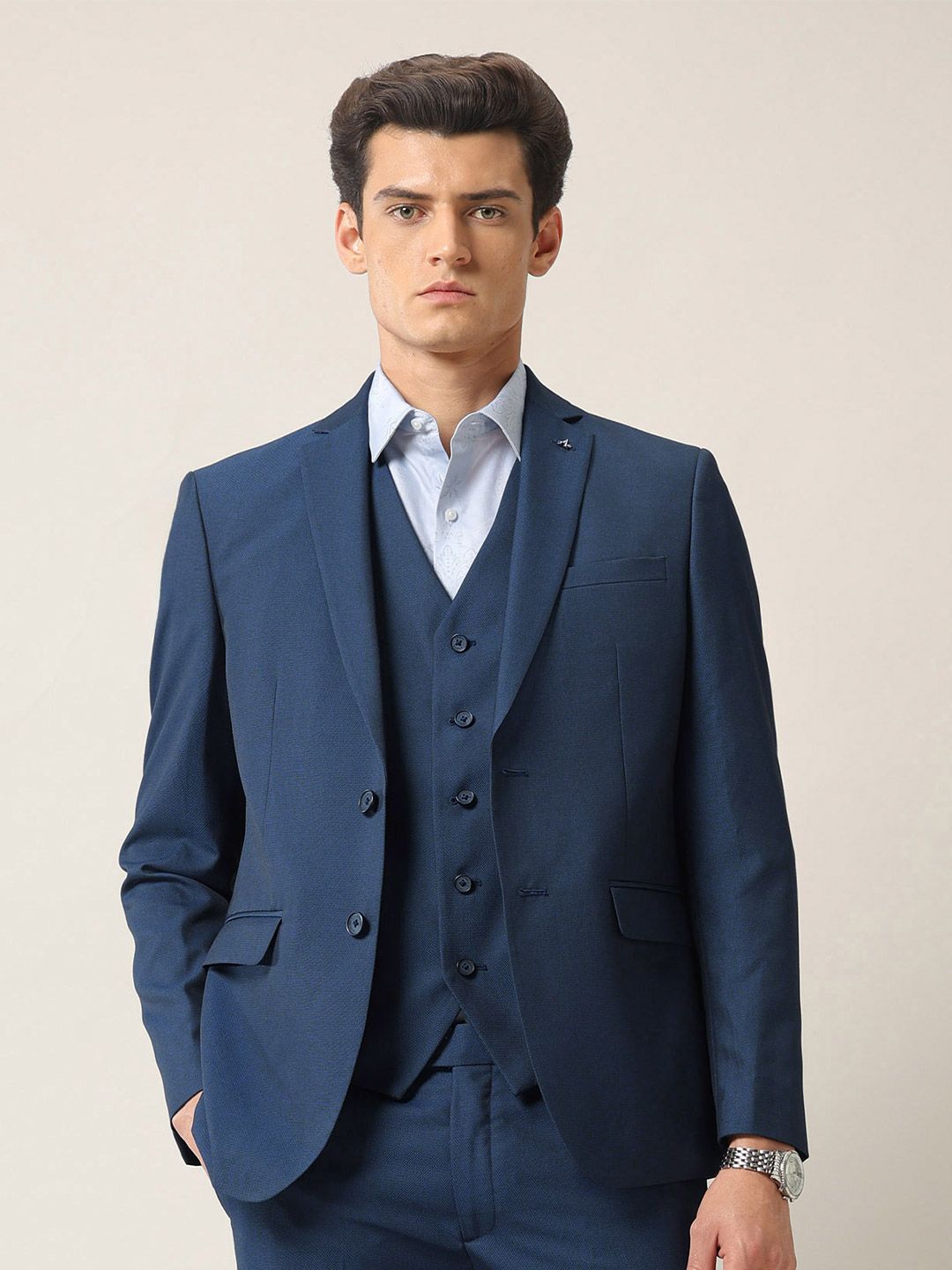 Arrow Men Tailored Fit 3-Pieces Ceremony Suit-image-22