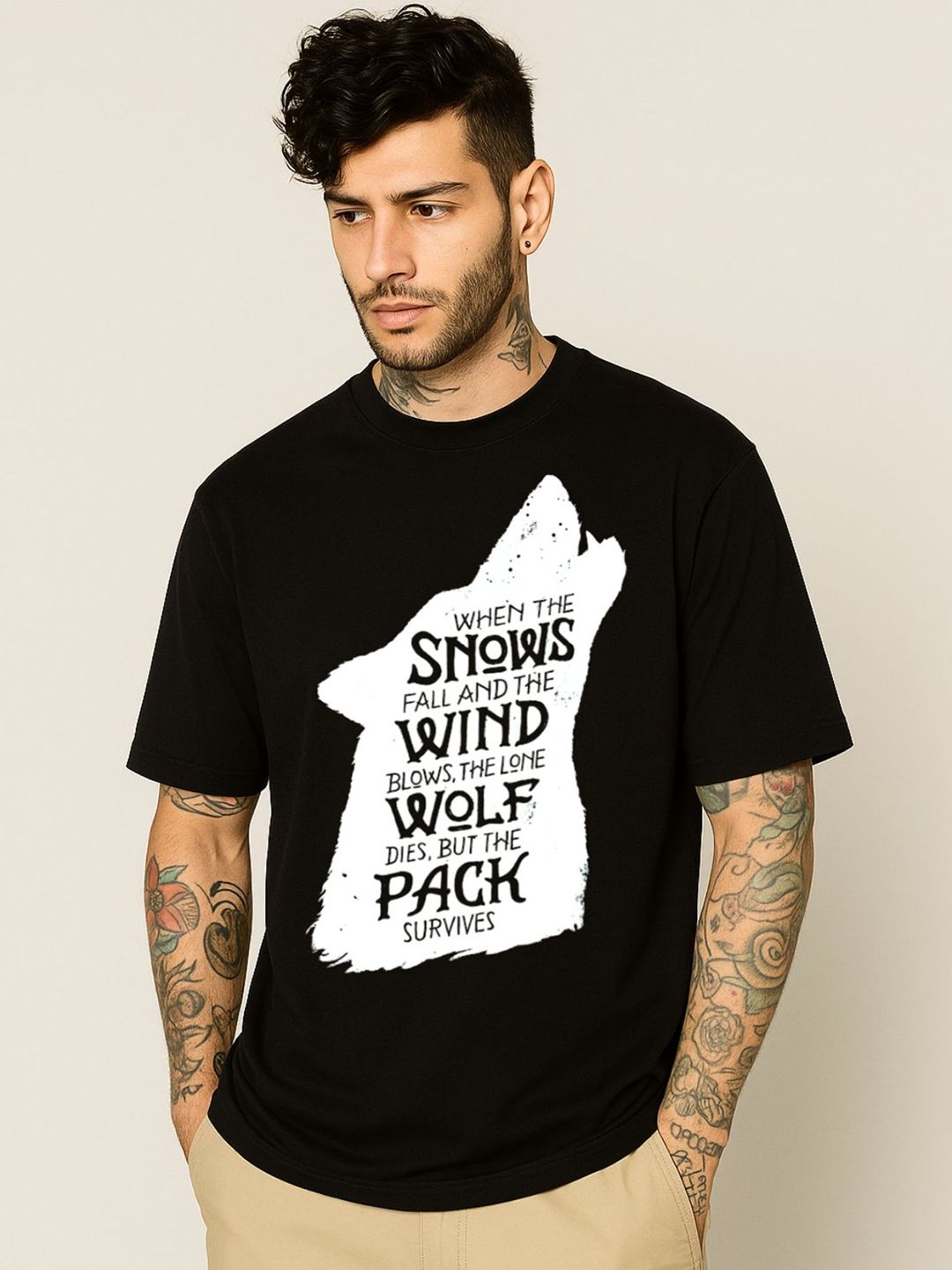 Be Crazy Men Typography Printed Round Neck Cotton T-shirt-picture-32