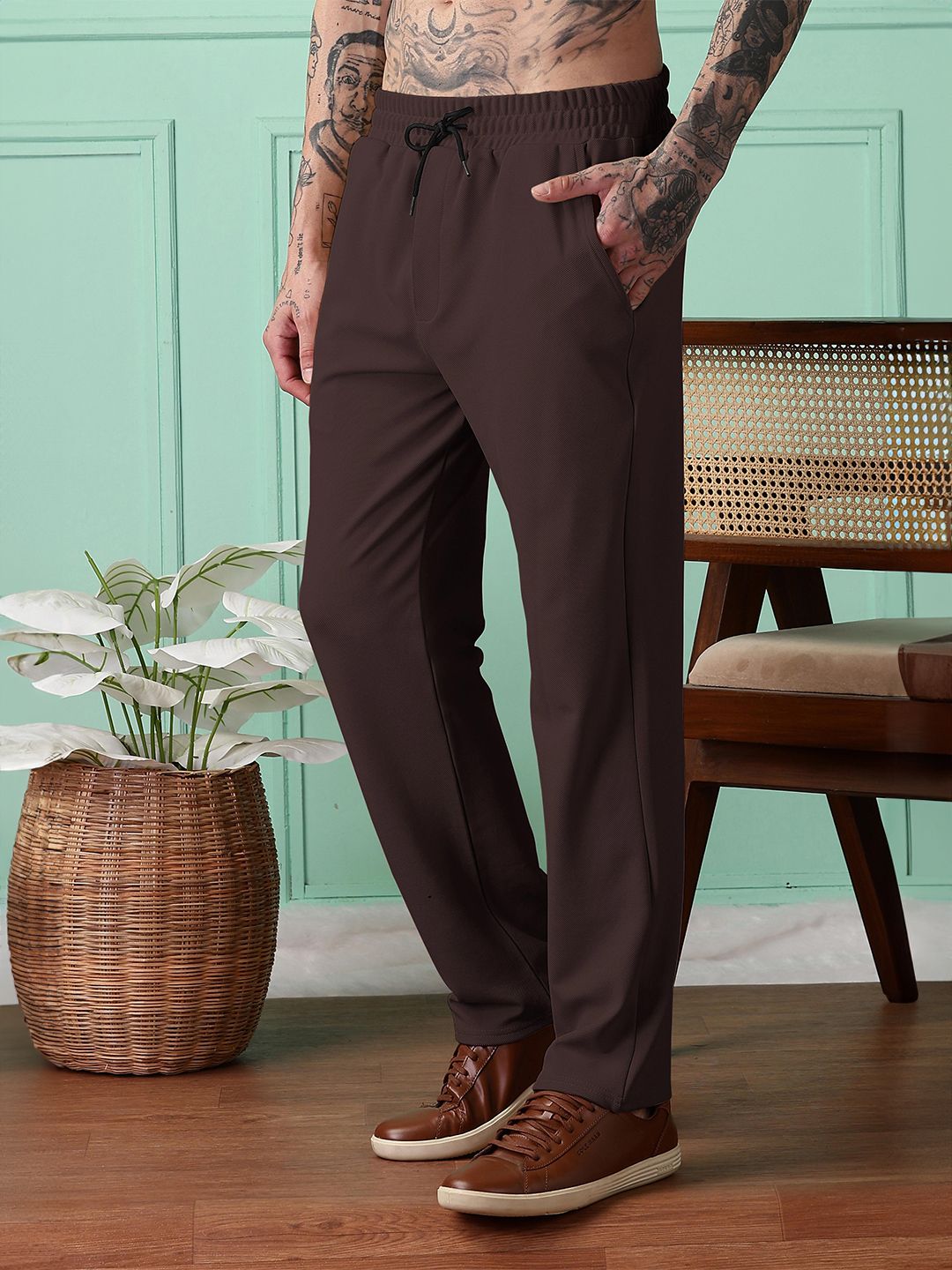 SWADESI STUFF Men Cotton Straight-Fit Track Pants-picture-48