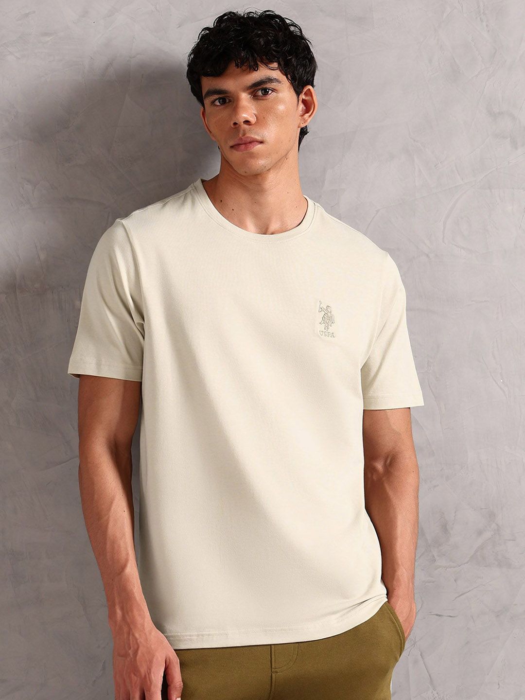 U.S. Polo Assn. Men Moisture-Wicking Pure Cotton Lounge Tshirt-image-17